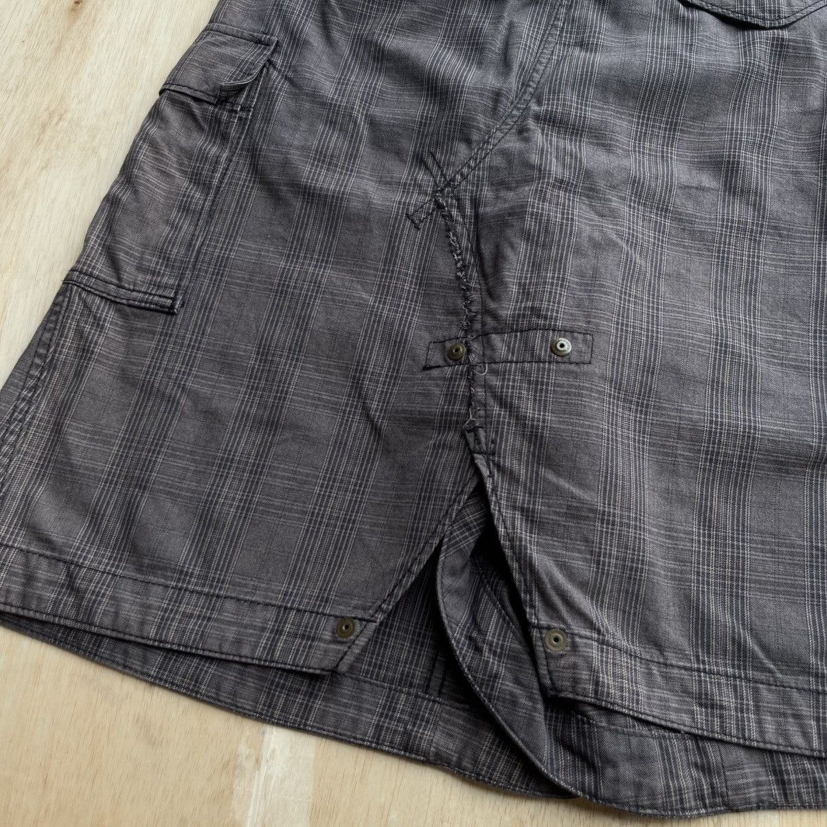 Japanese Brand RNA INC MIDI SKIRT CARGO PLAID LIKE SEDITIONARIES Size 31" - 2 Thumbnail