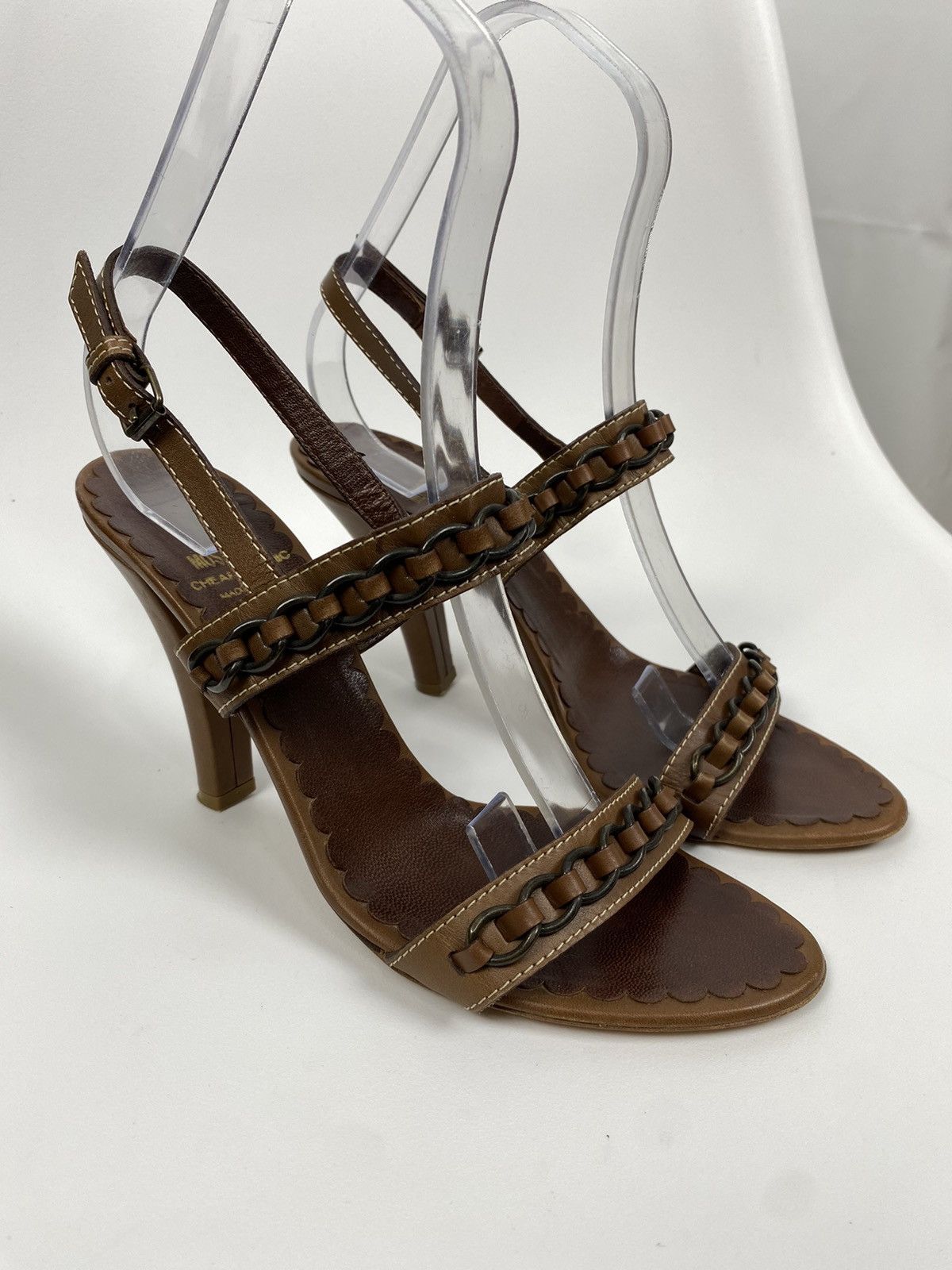 Moschino Moschino Cheap&Chic Leather Heels Sandals size 39 Size US 9 / IT 39 - 1 Thumbnail