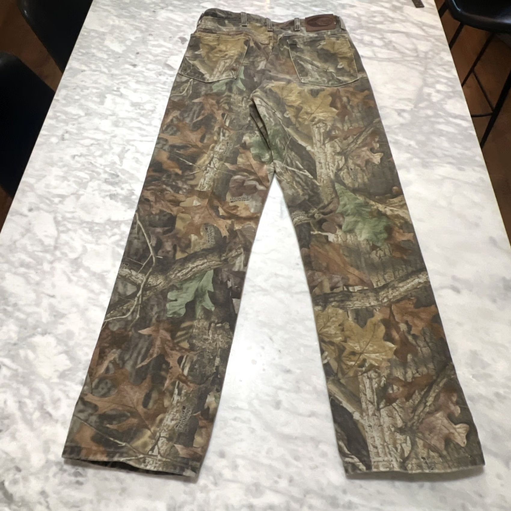 Wrangler Wrangler ProGear Jeans Mens 34x32 Beige Realtree Camo Straight Leg Hunting Pants Size US 34 / EU 50 - 3 Thumbnail
