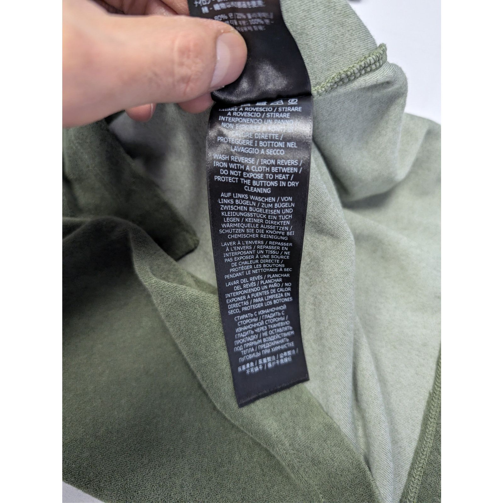Tom Ford o1rshd1 CC20 cotton-blend terry polo shirt in olive green Size US S / EU 44-46 / 1 - 19 Thumbnail