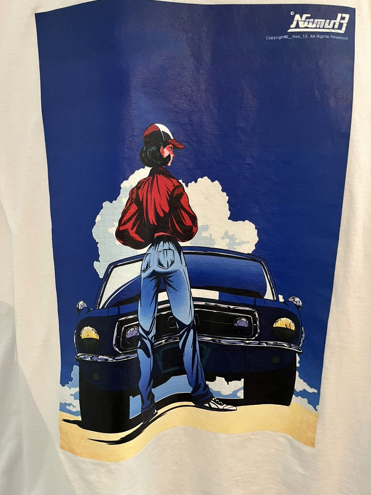Other White Anime Tee Shirt Size US M / EU 48-50 / 2 - 3 Thumbnail