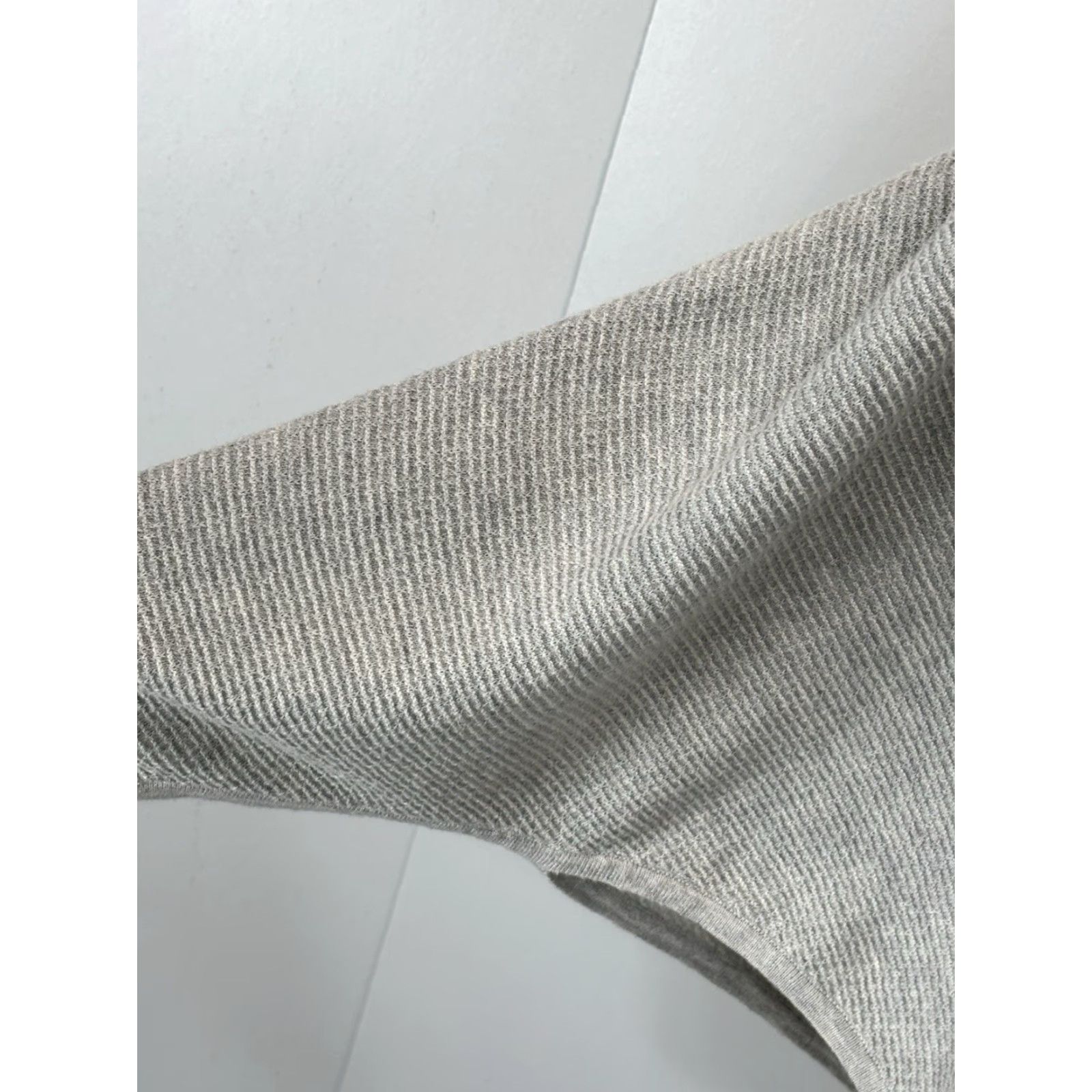 J. Jill VINTAGE? No — J. Jill Sweat? No, restructure: J. Jill Turtleneck Thermal Knit Poncho Sweater Women’s M L Grey Waffle Boho Size M / US 6-8 / IT 42-44 - 6 Thumbnail