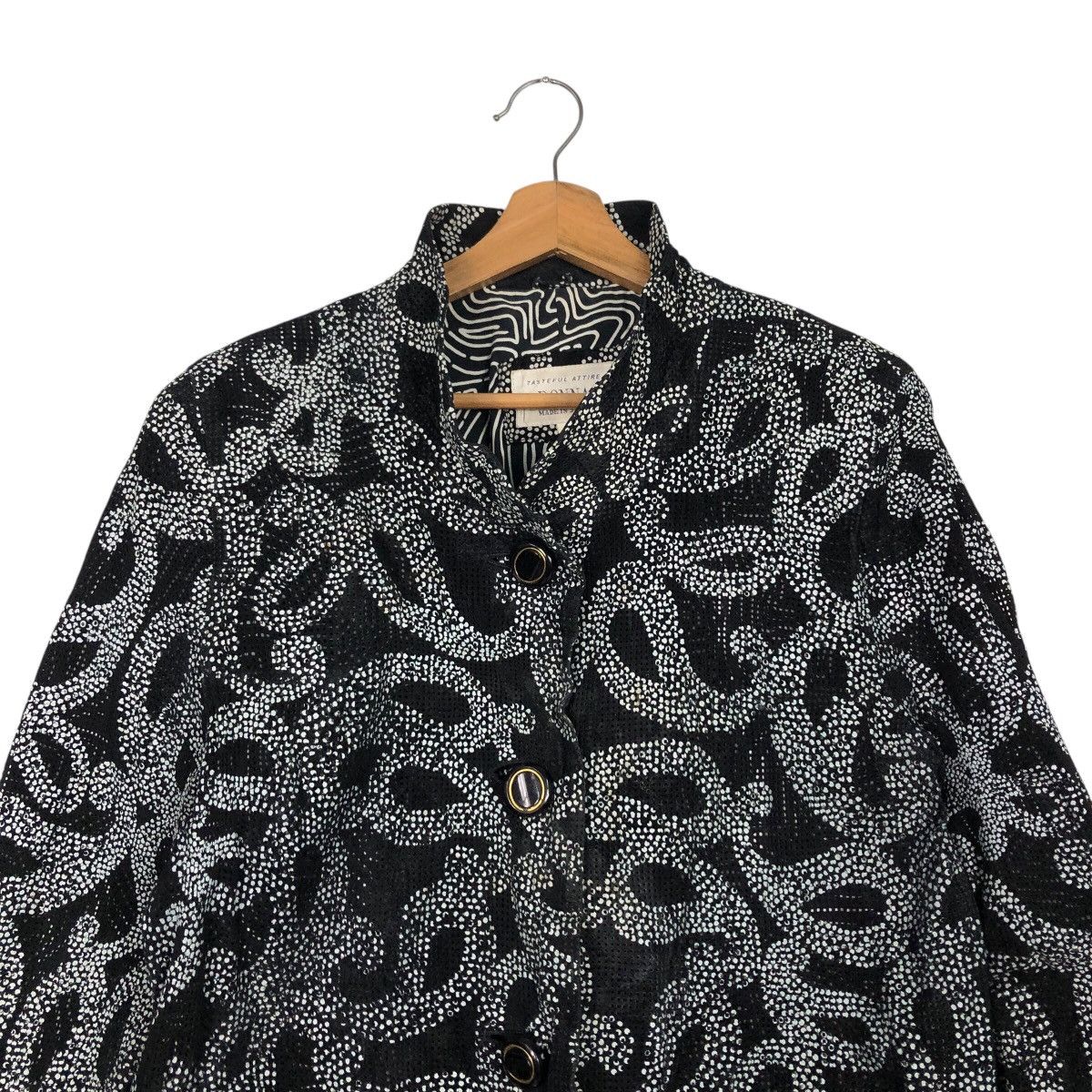 Japanese Brand 📌Vintage Button Leather Jacket Shirt Donna Issey Miyake Size US S / EU 44-46 / 1 - 4 Thumbnail