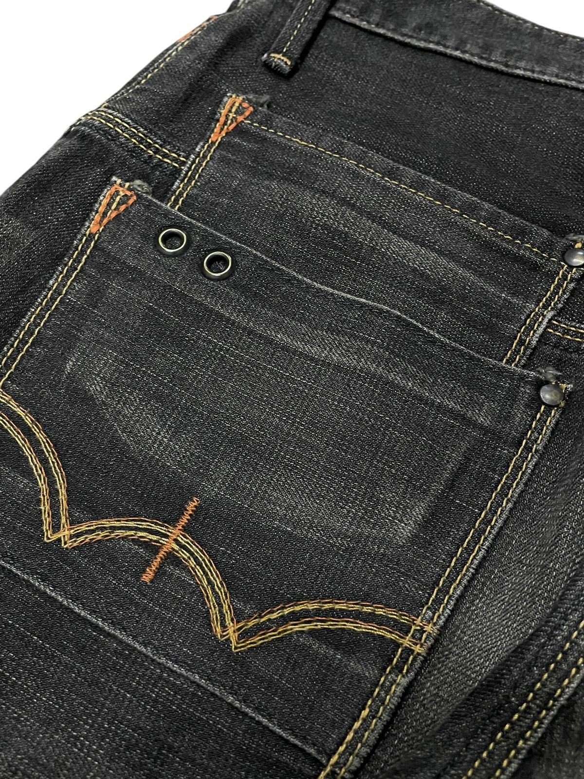 Beauty Beast × Edwin × Japanese Brand Vintage Edwin E Function Engineered Spiral Leg Jeans Size US 30 / EU 46 - 11 Thumbnail