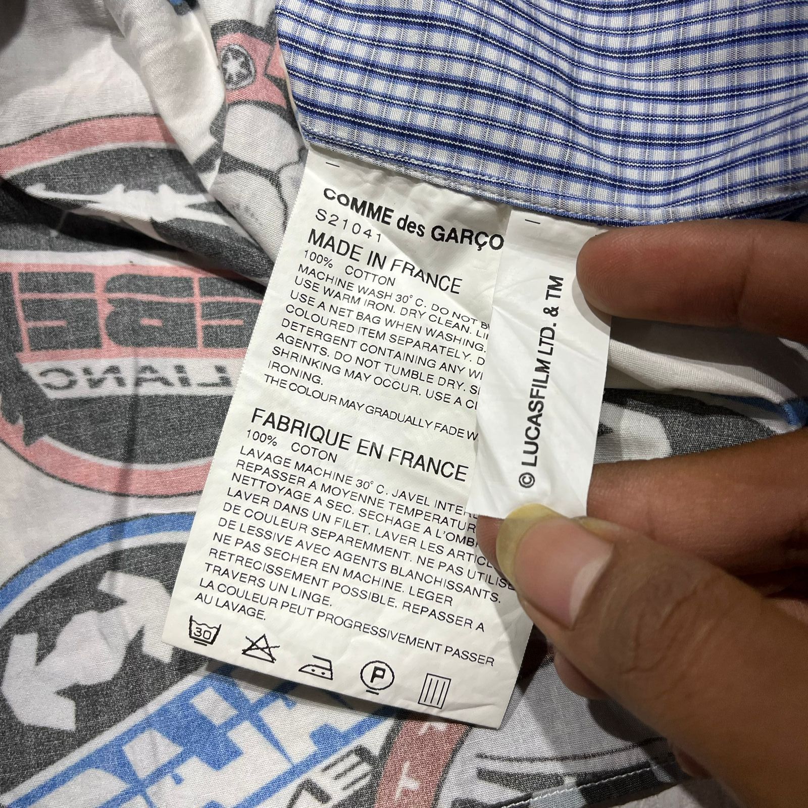 Comme des Garcons Comme Des Garcons Star Wars Shirts Size US XS / EU 42 / 0 - 6 Thumbnail