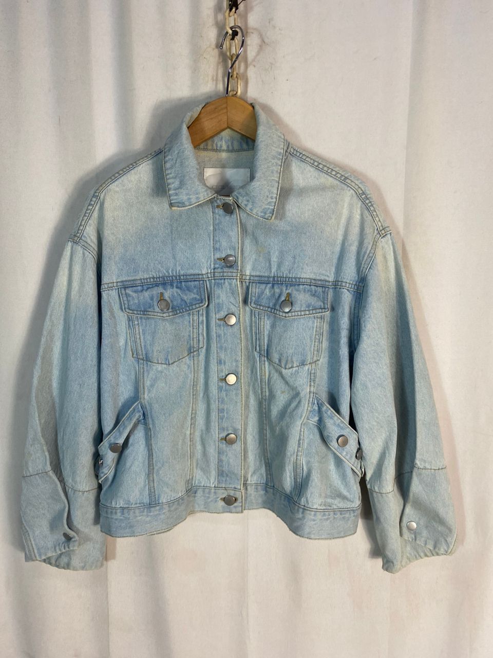 Japanese Brand Unisex🔥Cecil mc bee baggy sleeve denim jacket Size M / US 6-8 / IT 42-44 - 9 Thumbnail