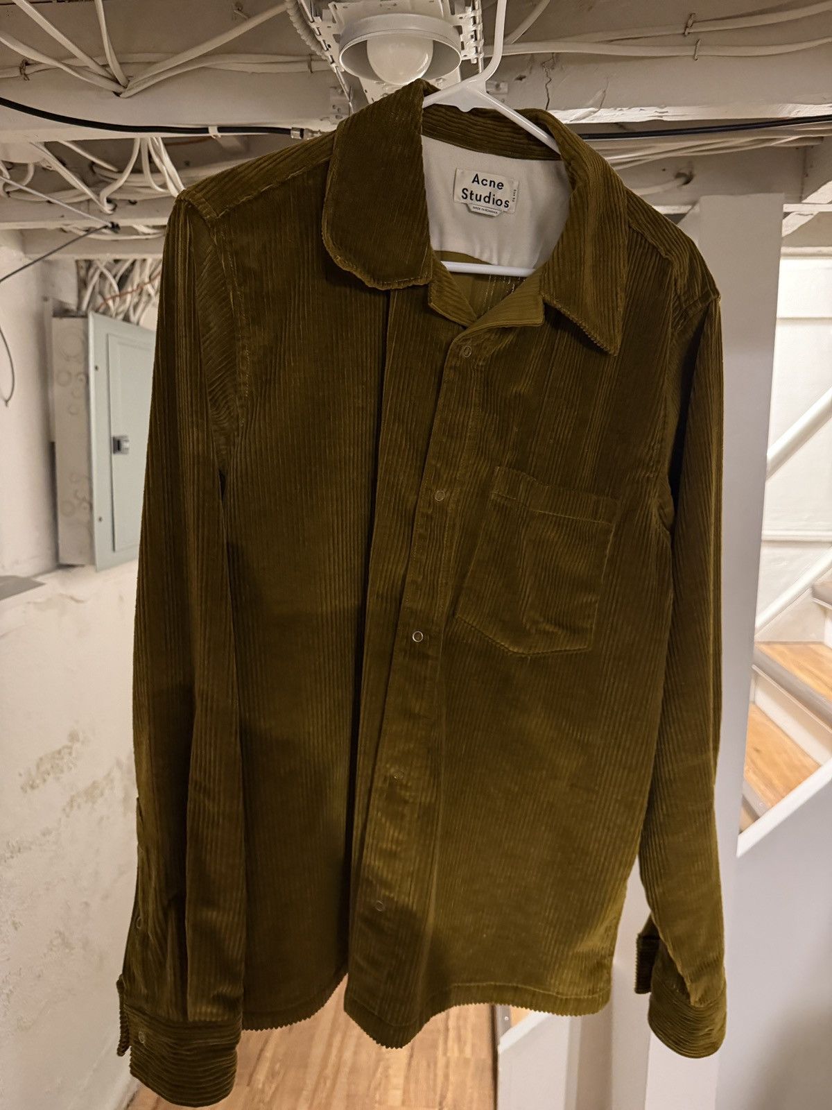 Acne Studios Acne Brown Corduroy Over Shirt Size US L / EU 52-54 / 3 - 2 Thumbnail