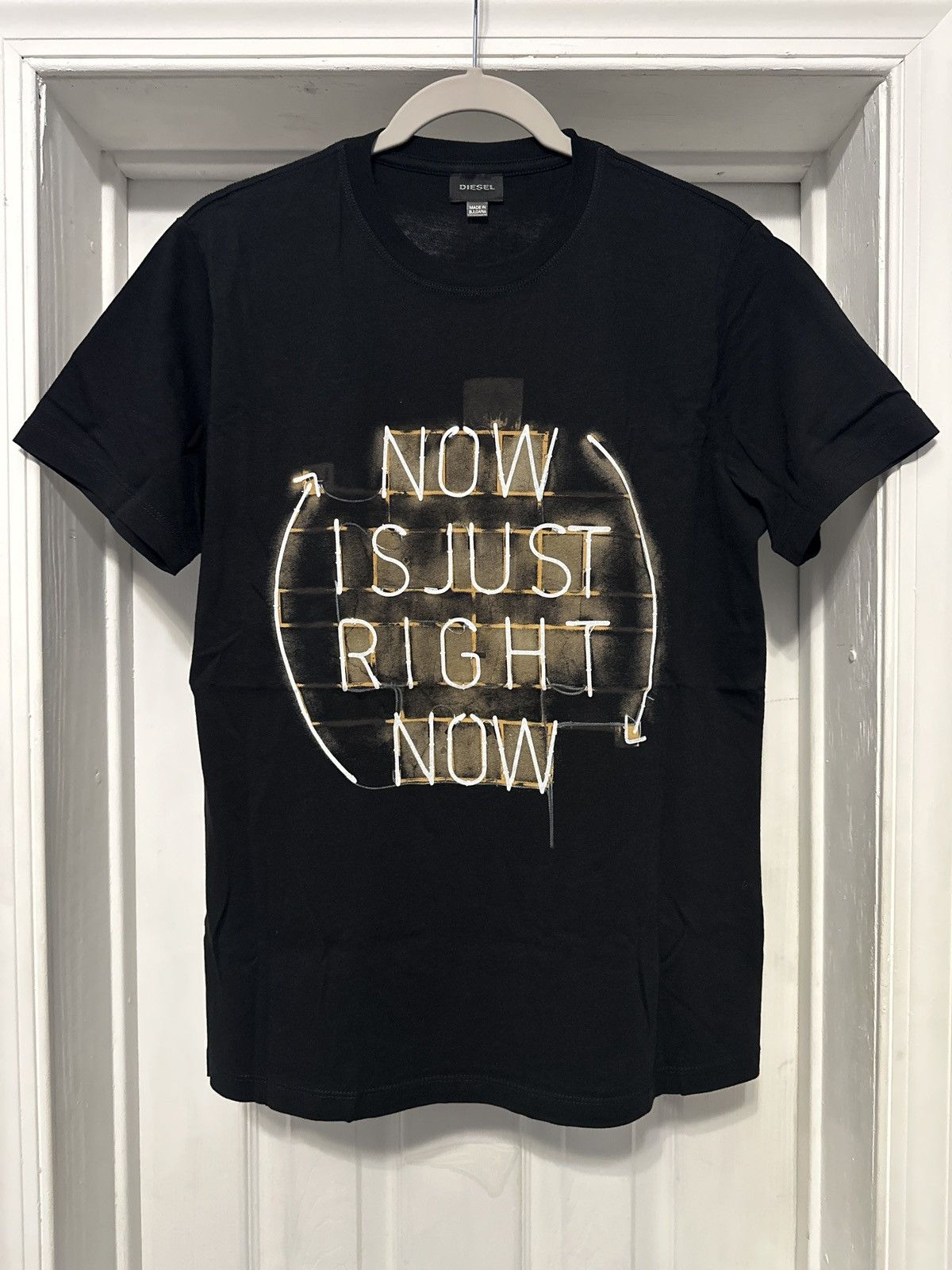 Diesel Diesel Print T-Shirt Black Size US M / EU 48-50 / 2 - 1 Thumbnail