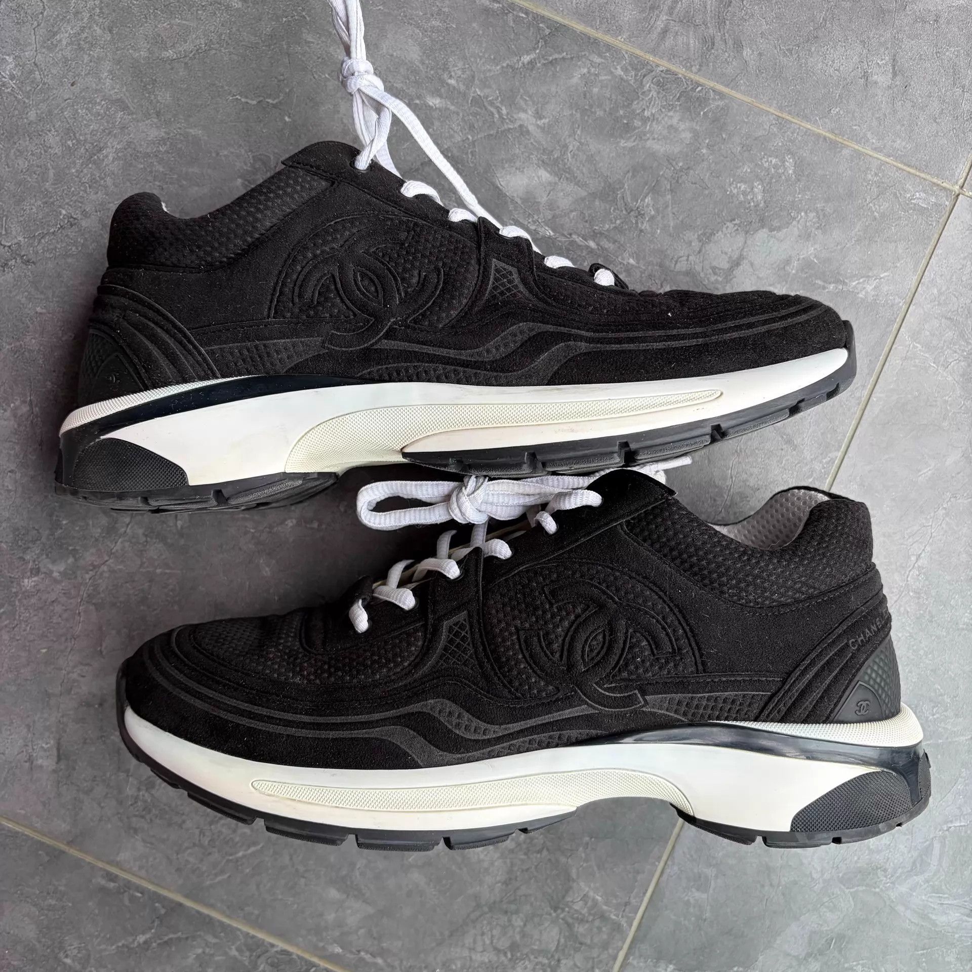 Chanel CHANEL 24S Black Toe King 42 Black/White Size US 9 / EU 42 - 4 Thumbnail