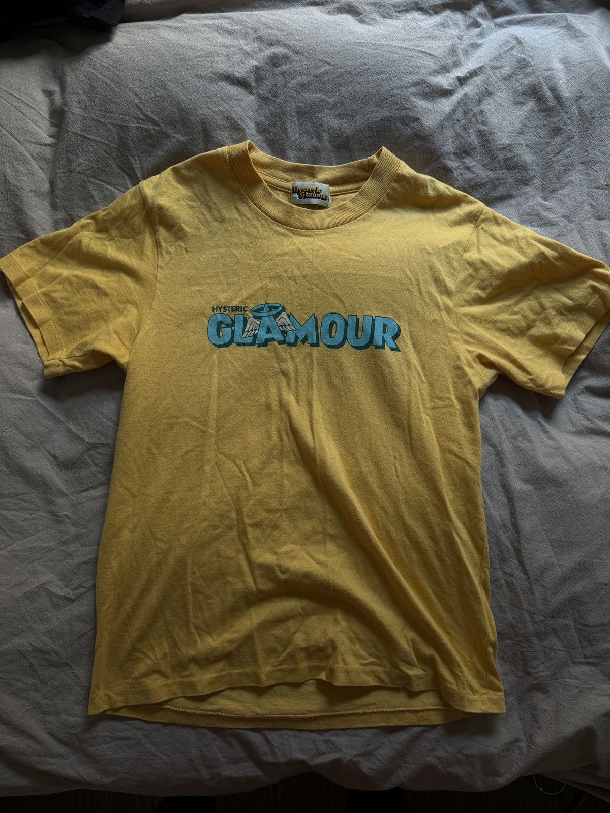 Hysteric Glamour Hysteric Glamour Vintage Logo T-Shirt (Yellow) Size US M / EU 48-50 / 2 - 1 Thumbnail