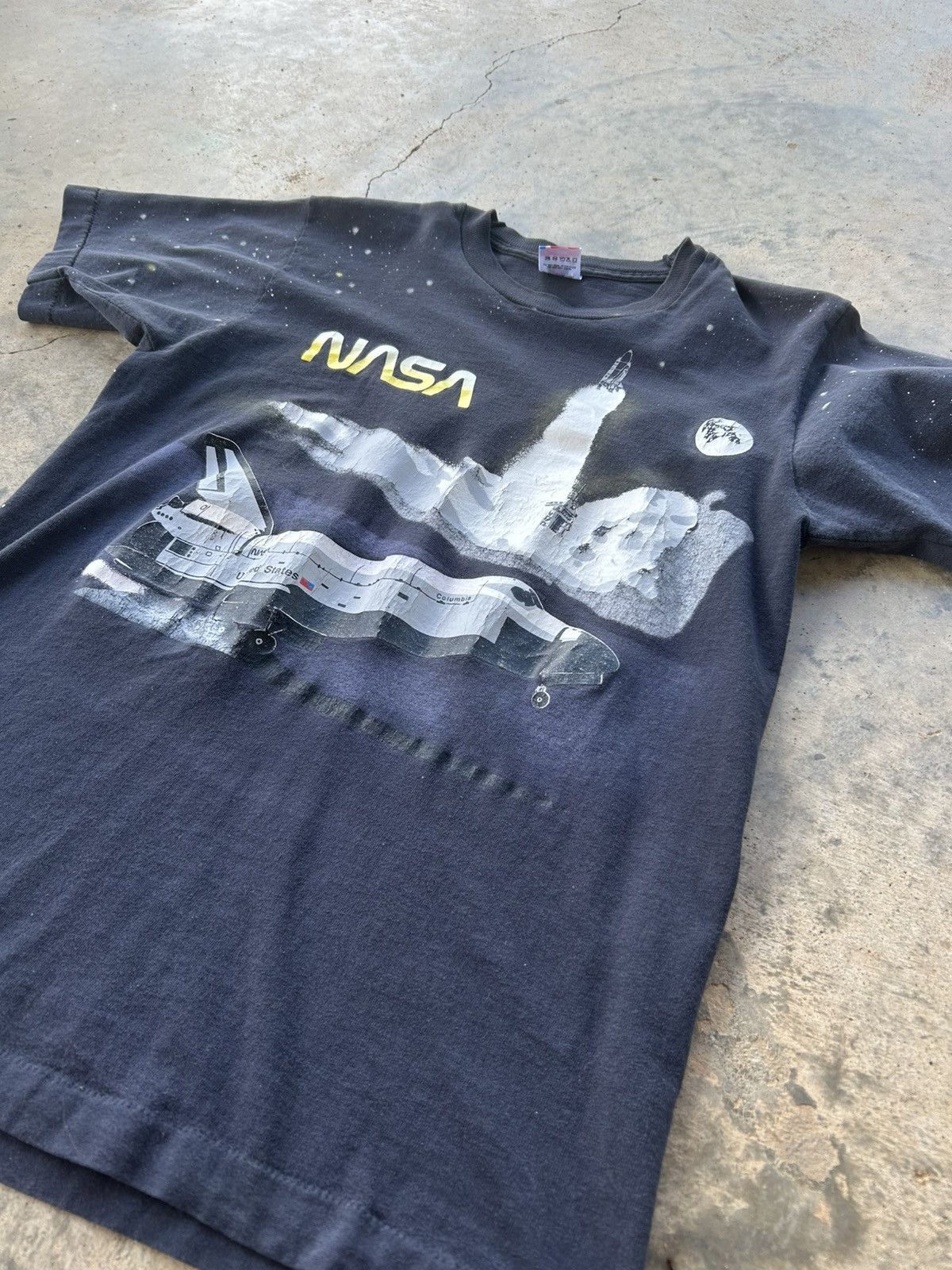 Vintage 90s NASA Space w/Stars Tee Size US S / EU 44-46 / 1 - 2 Thumbnail