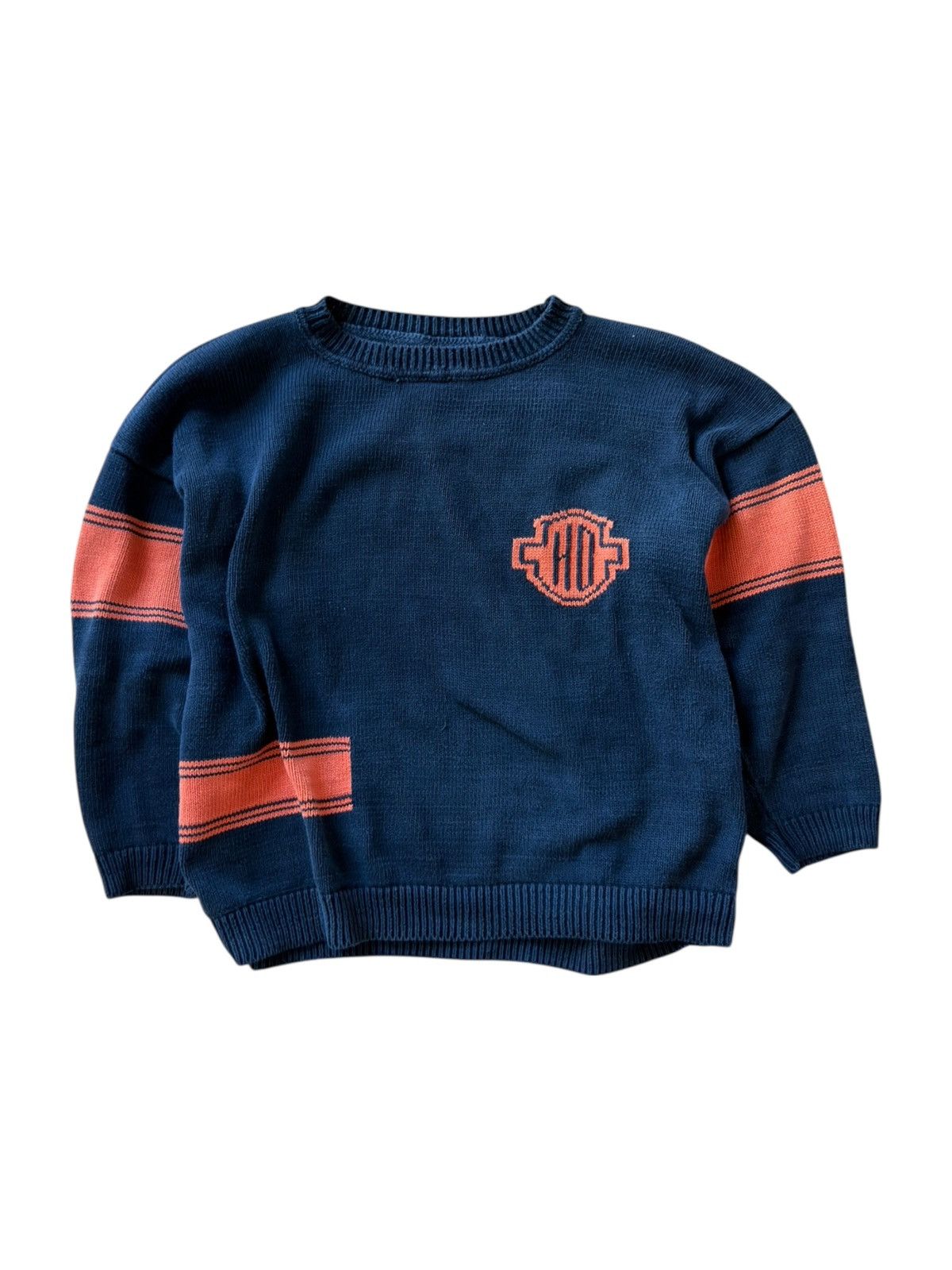 Harley Davidson *RARE* HARLEY DAVIDSON KNIT 90s 00s VINTAGE SWEATER Size US XL / EU 56 / 4 - 1 Thumbnail