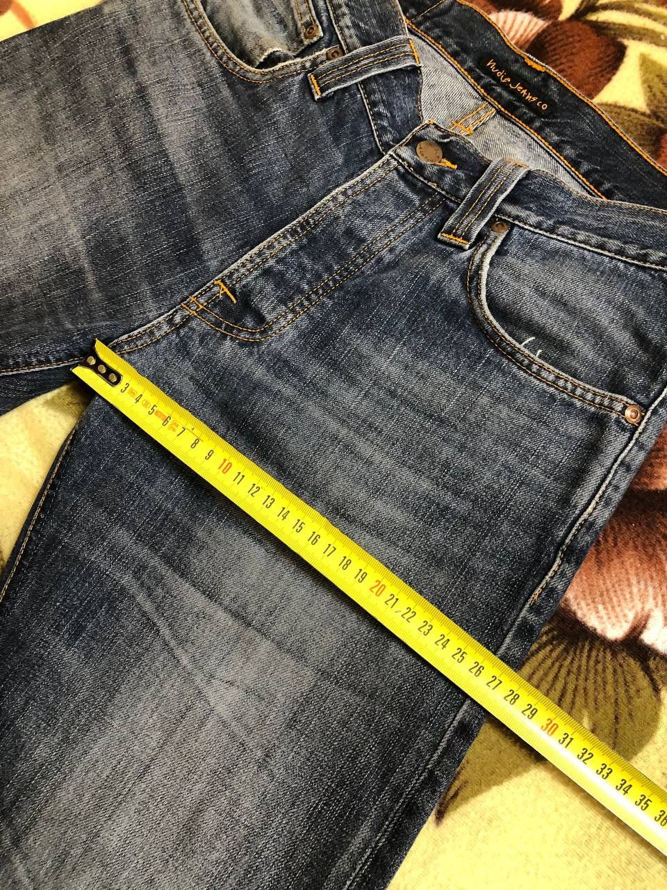Nudie Jeans Nudie Jeans Regular Alf Button Fly Blue Denim Cotton Size US 30 / EU 46 - 11 Thumbnail