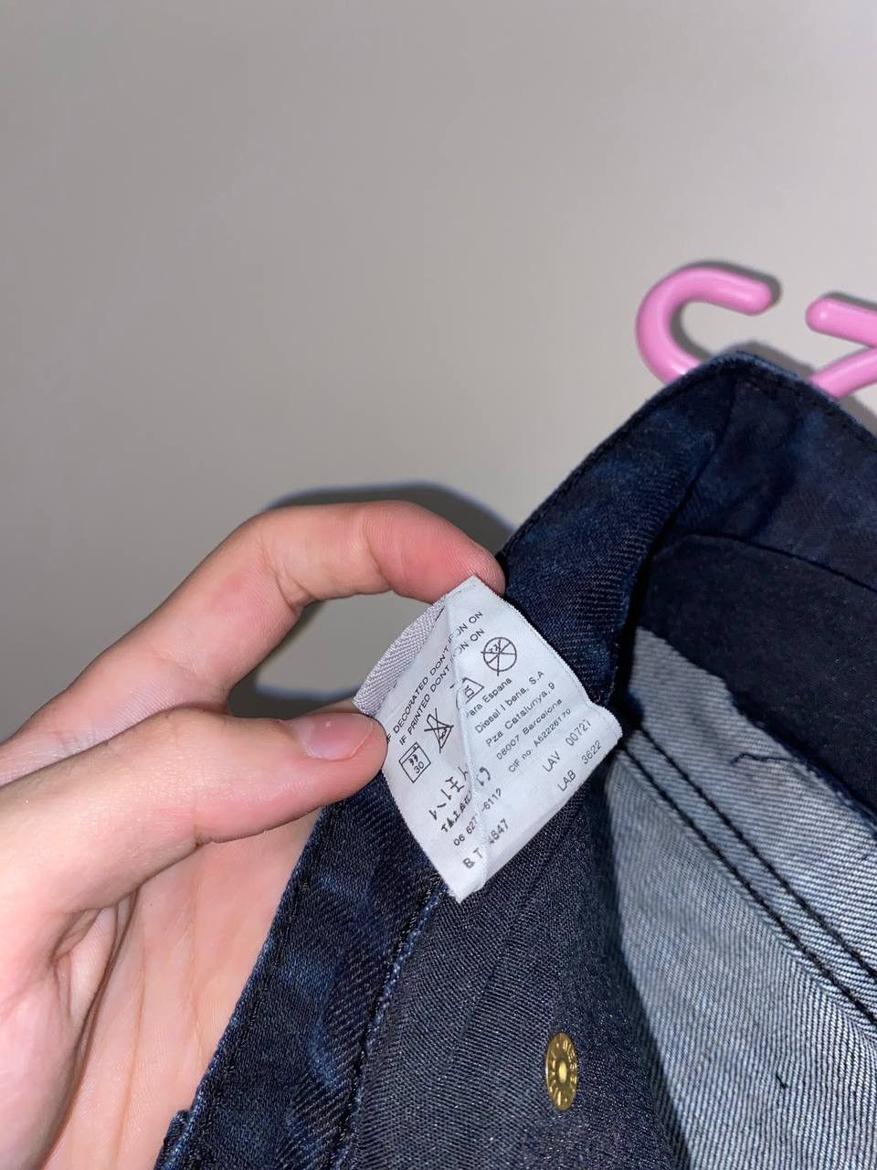 Diesel × Vintage VTG Diesel Washed Jeans 90s Size US 36 / EU 52 - 18 Thumbnail