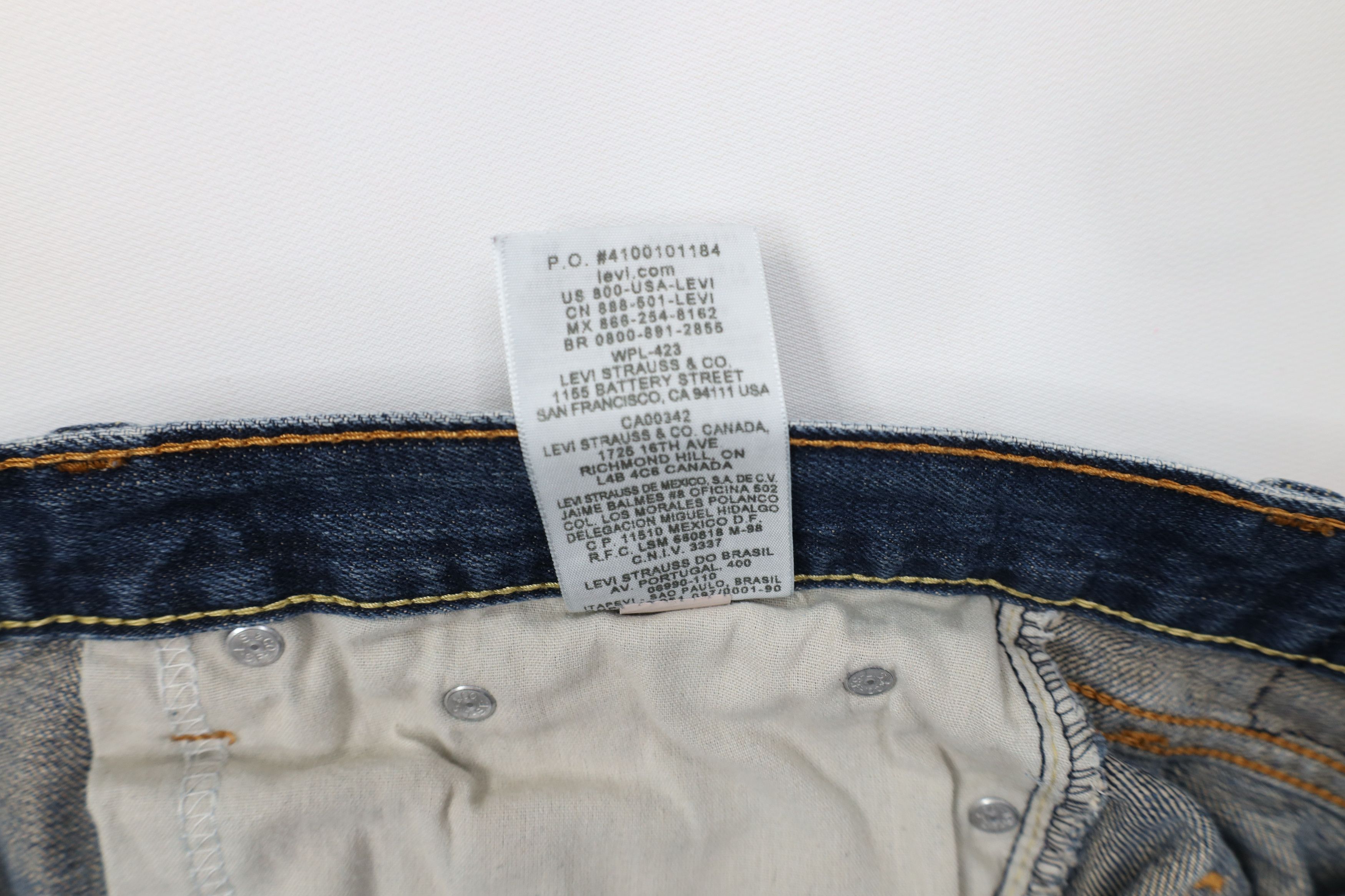 Levi's Vintage Y2K Levis 505 Fit Straight Leg Denim Jeans Blue Size US 38 / EU 54 - 10 Thumbnail
