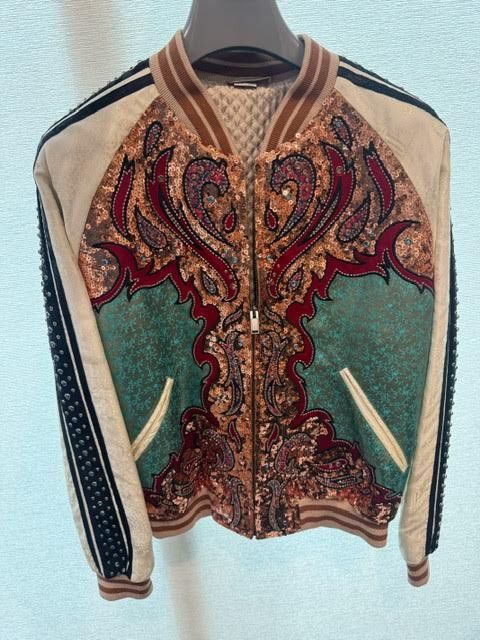 Gucci GUCCI Sequin embroidered bomber jacket Size US M / EU 48-50 / 2 - 1 Thumbnail