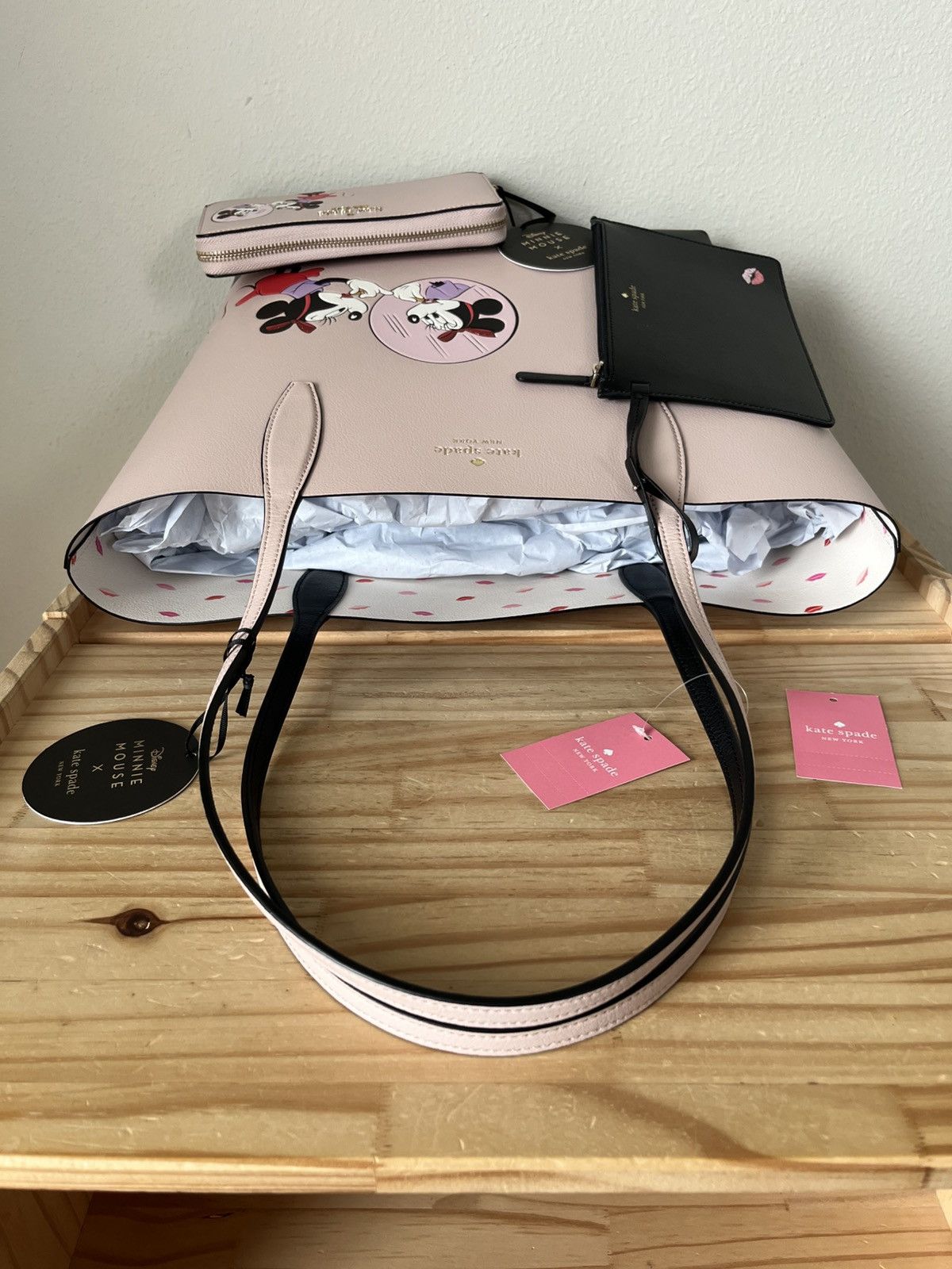 Kate Spade Kate Spade Minnie Mouse Large Reversible Tote Set Size ONE SIZE - 6 Thumbnail
