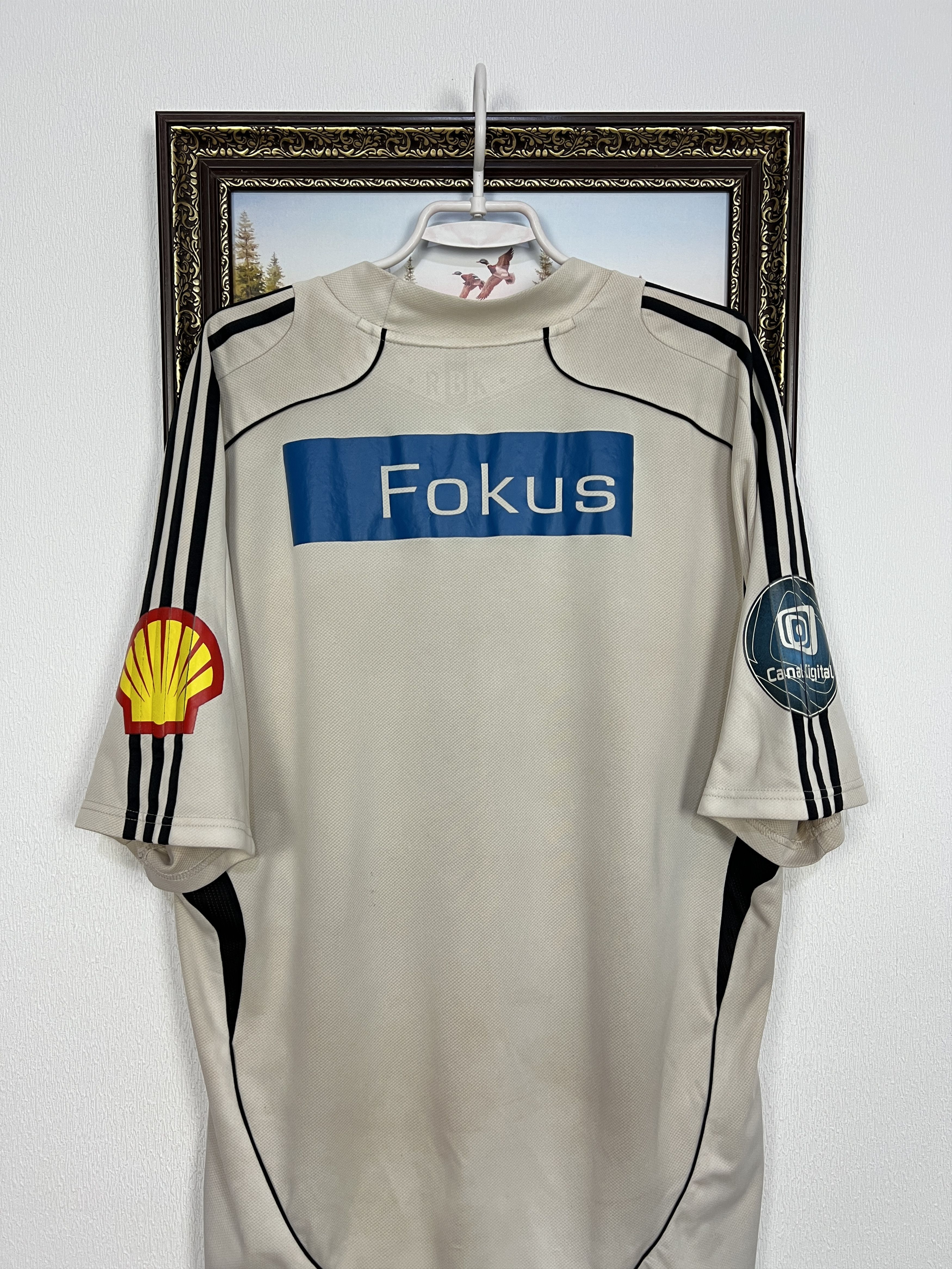 Adidas Rosenborg Home football shirt 2009 Soccer Adidas Jersey Size US XXL / EU 58 / 5 - 15 Thumbnail
