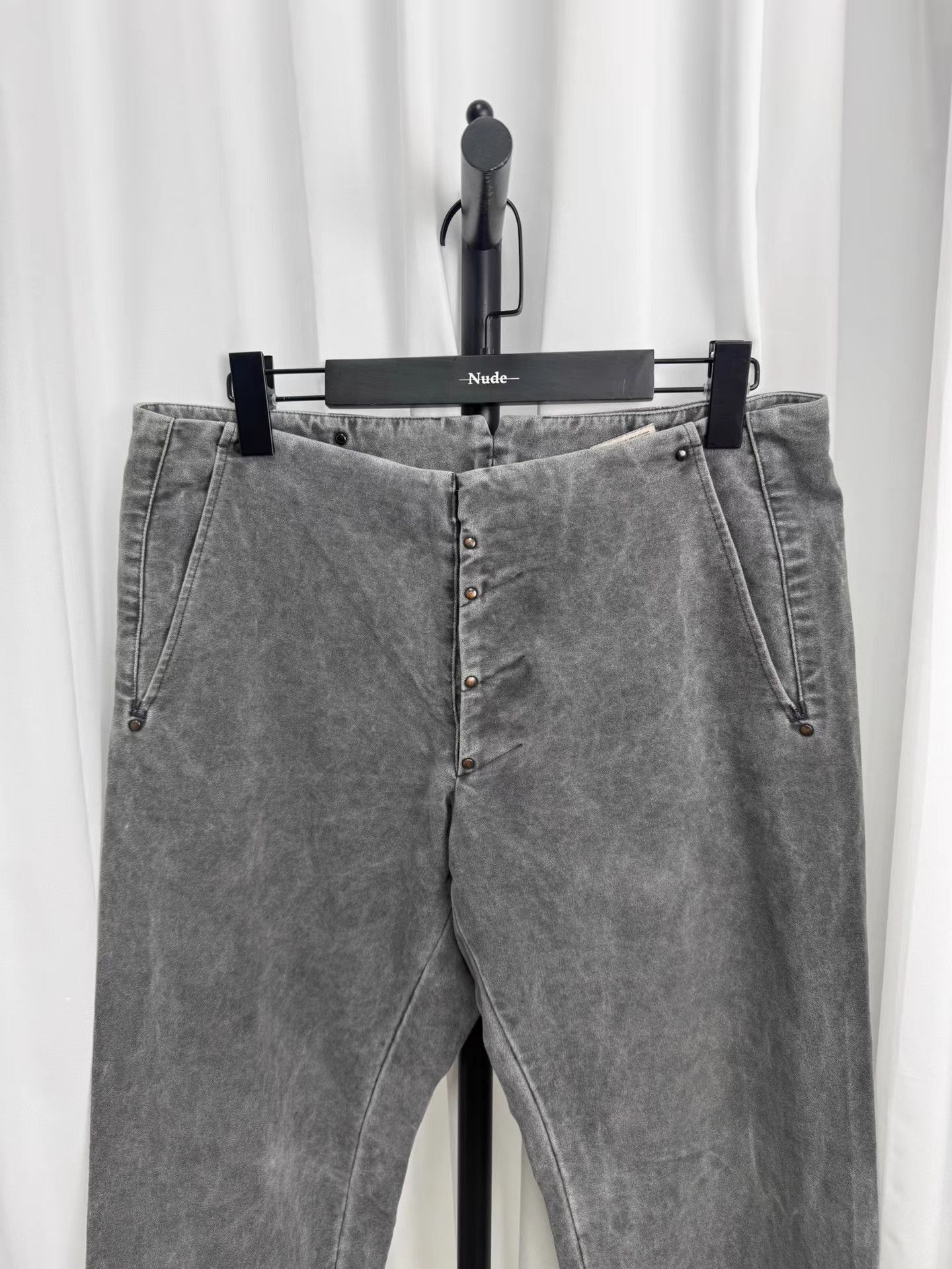 Maison Margiela Maison Martin Margiela 07AW Studded Moleskin Trousers K20 Size US 32 / EU 48 - 3 Thumbnail