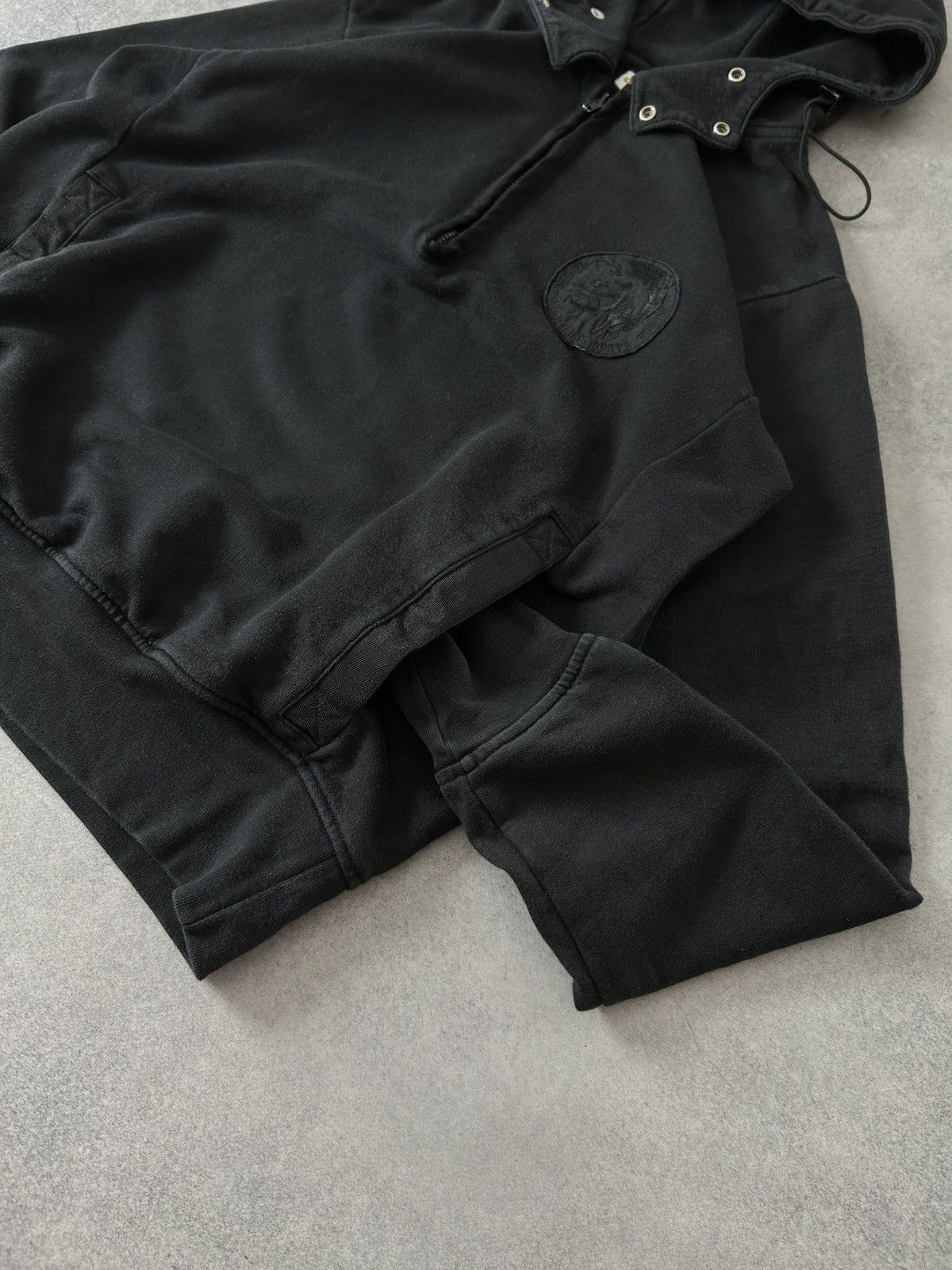 Diesel Black Gold Diesel black&gold black ninja black hoodies mens rare Size US XL / EU 56 / 4 - 5 Thumbnail