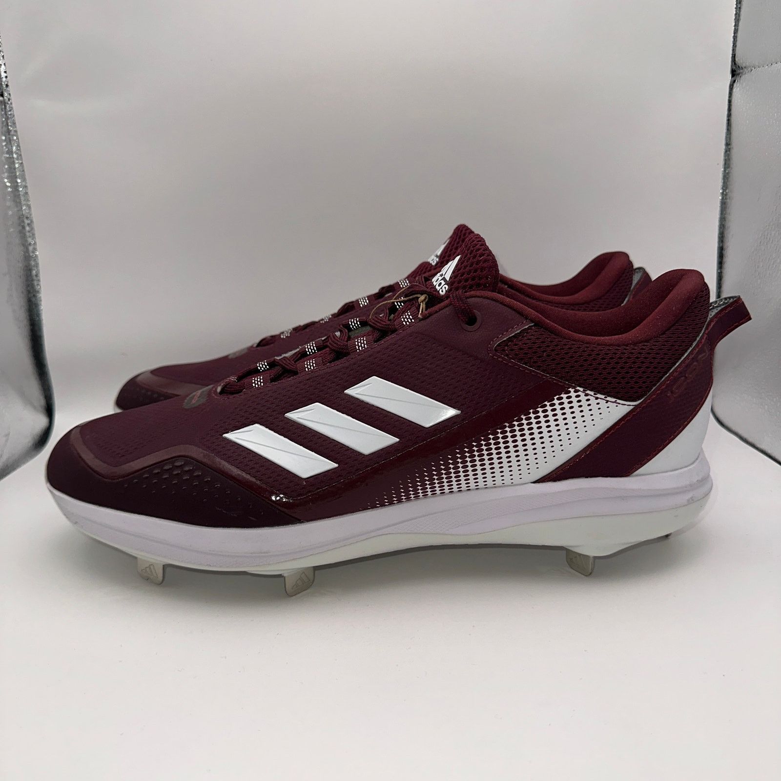 Adidas Adidas Icon 7 Mens 13.5 Maroon Baseball Metal Cleats FZ1555 Size US 13 / EU 46 - 2 Thumbnail