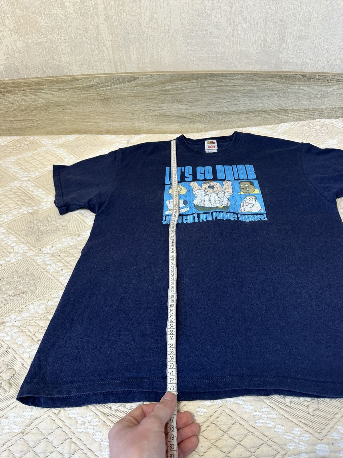 Cartoon Network 🔥 00s Vintage Family Guy 2006 Let's Go Drink Shirt Simpsons Size US XL / EU 56 / 4 - 11 Thumbnail