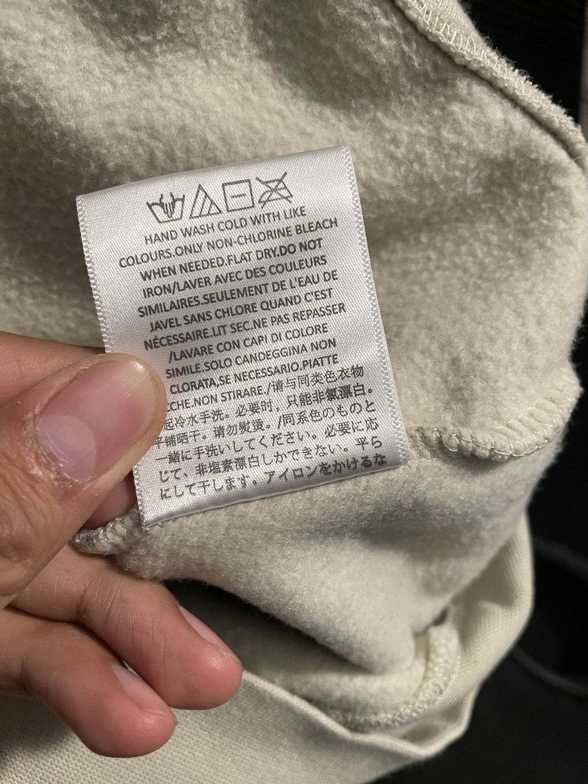 Essentials Fear of God Men's Grey and Cream Sweatshirt Size US L / EU 52-54 / 3 - 10 Thumbnail