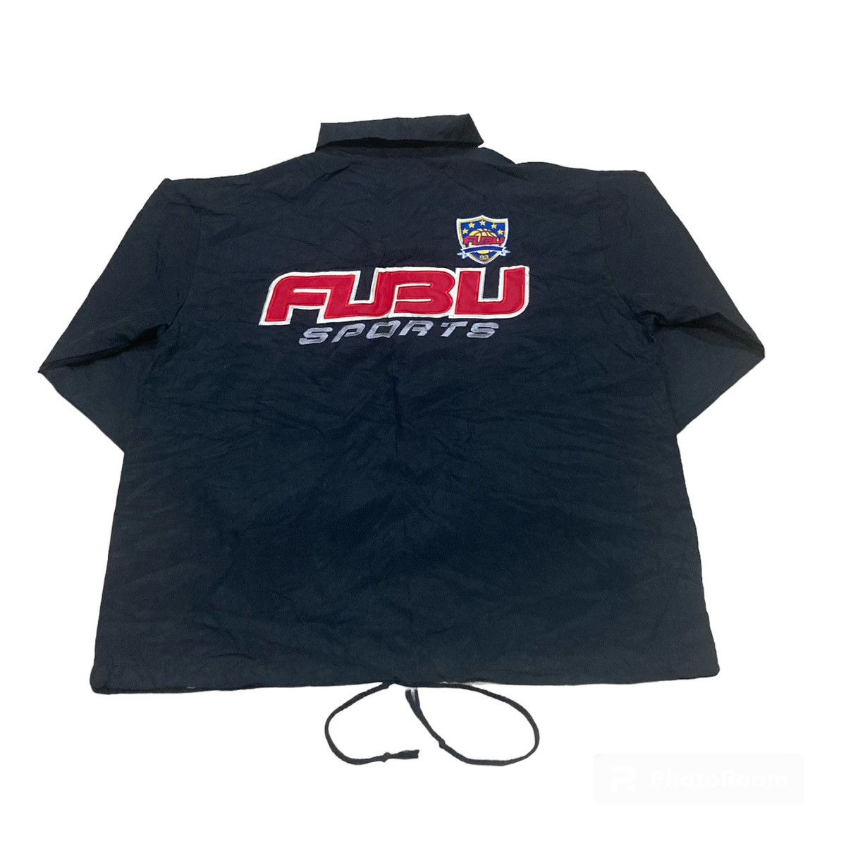 image of Fubu Sports Zipper Jacket in Black, Men's (Size Large)