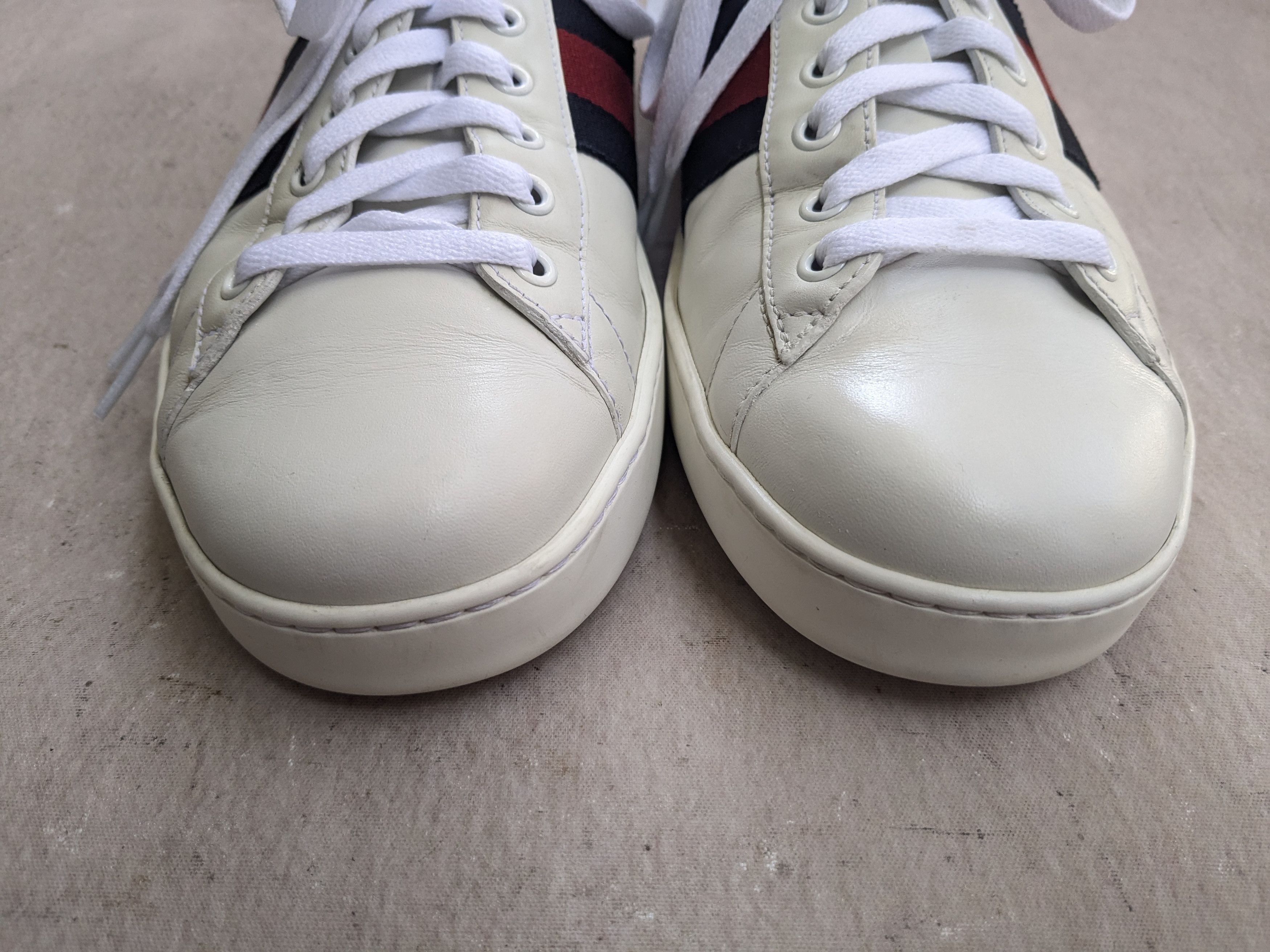 Gucci Gucci Ace Sneakers White 9.5 White Low Tops 386750 Size US 9.5 / EU 42-43 - 2 Thumbnail