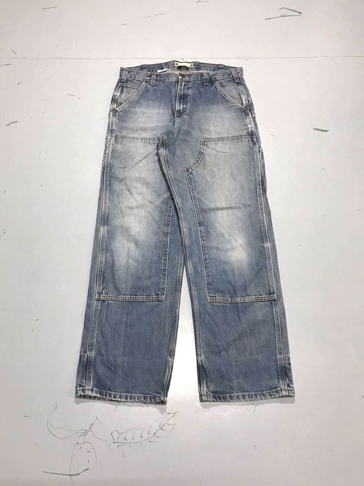 Carhartt Vintage Carhartt double knee pant workwear Size US 34 / EU 50 - 1 Thumbnail