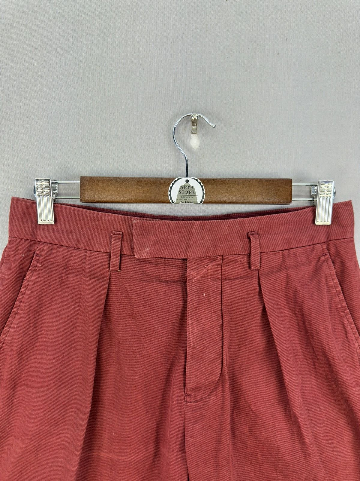 Marni Vintage Marni Maroon Short Pants Size US 30 / EU 46 - 7 Thumbnail