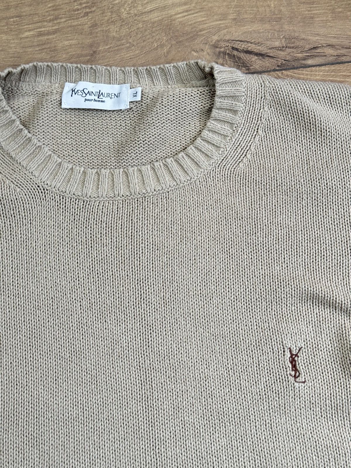 Yves Saint Laurent Vintage sweater Yves Saint Laurent 90s original luxury item Size US XL / EU 56 / 4 - 2 Thumbnail