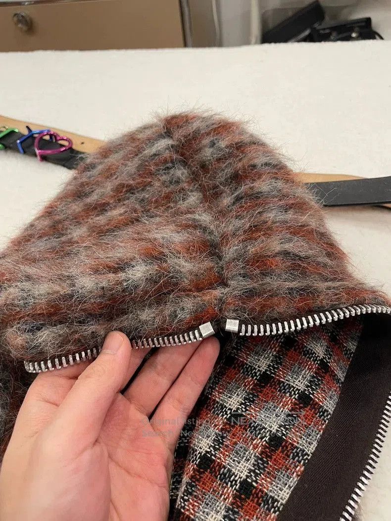 Our Legacy Our Legacy Plaid Mohair Zip Jacket. Size US M / EU 48-50 / 2 - 7 Thumbnail