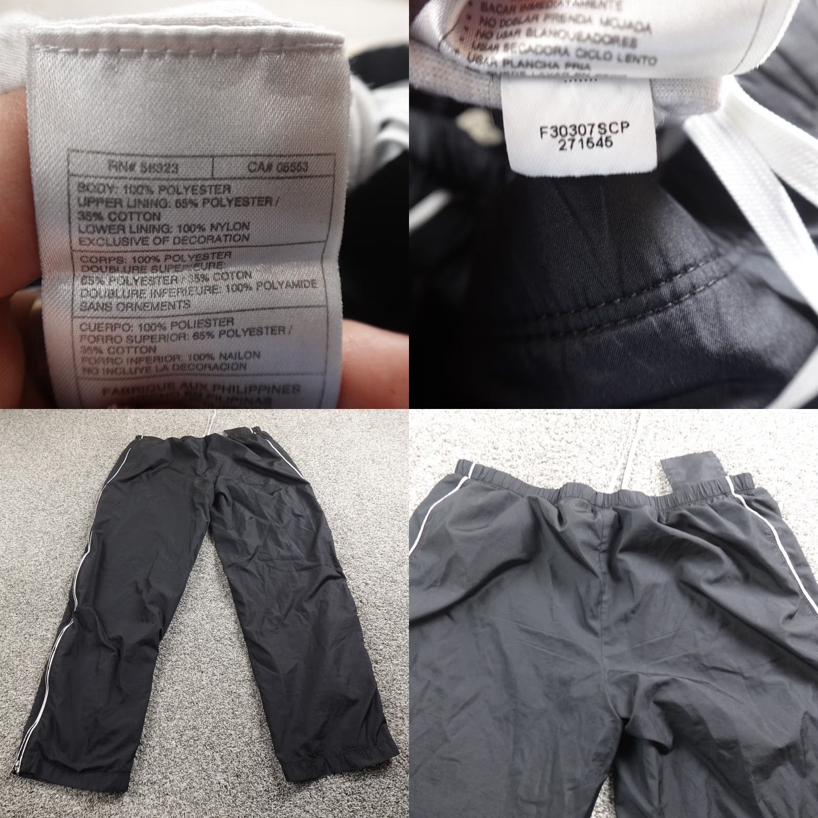 Nike Nike Pants Womens XL Black Track Pants Adult Regular Fit with Pockets, Drawstring Waist, Fleece, Y2K VTG Gym Jogger Size 40" / US 18 - 8 Thumbnail