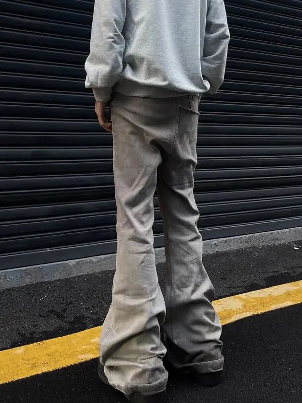 Japanese Brand VIBE Vintage desert-inspired stretch wide-leg jeans Size US 32 / EU 48 - 3 Thumbnail