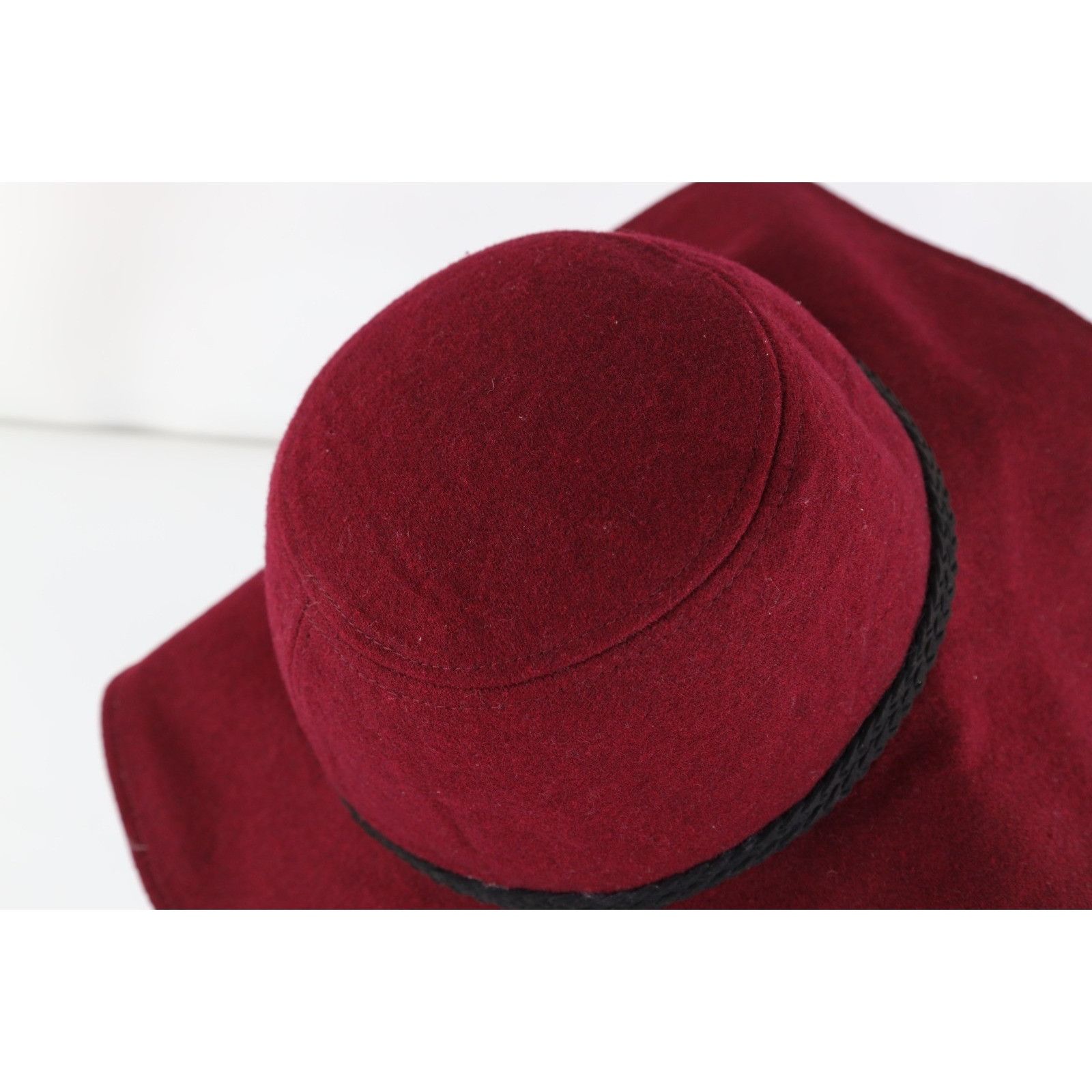 Vintage Vintage Y2K Streetwear Boho Chic Wool Braided Floppy Hat Size ONE SIZE - 6 Thumbnail