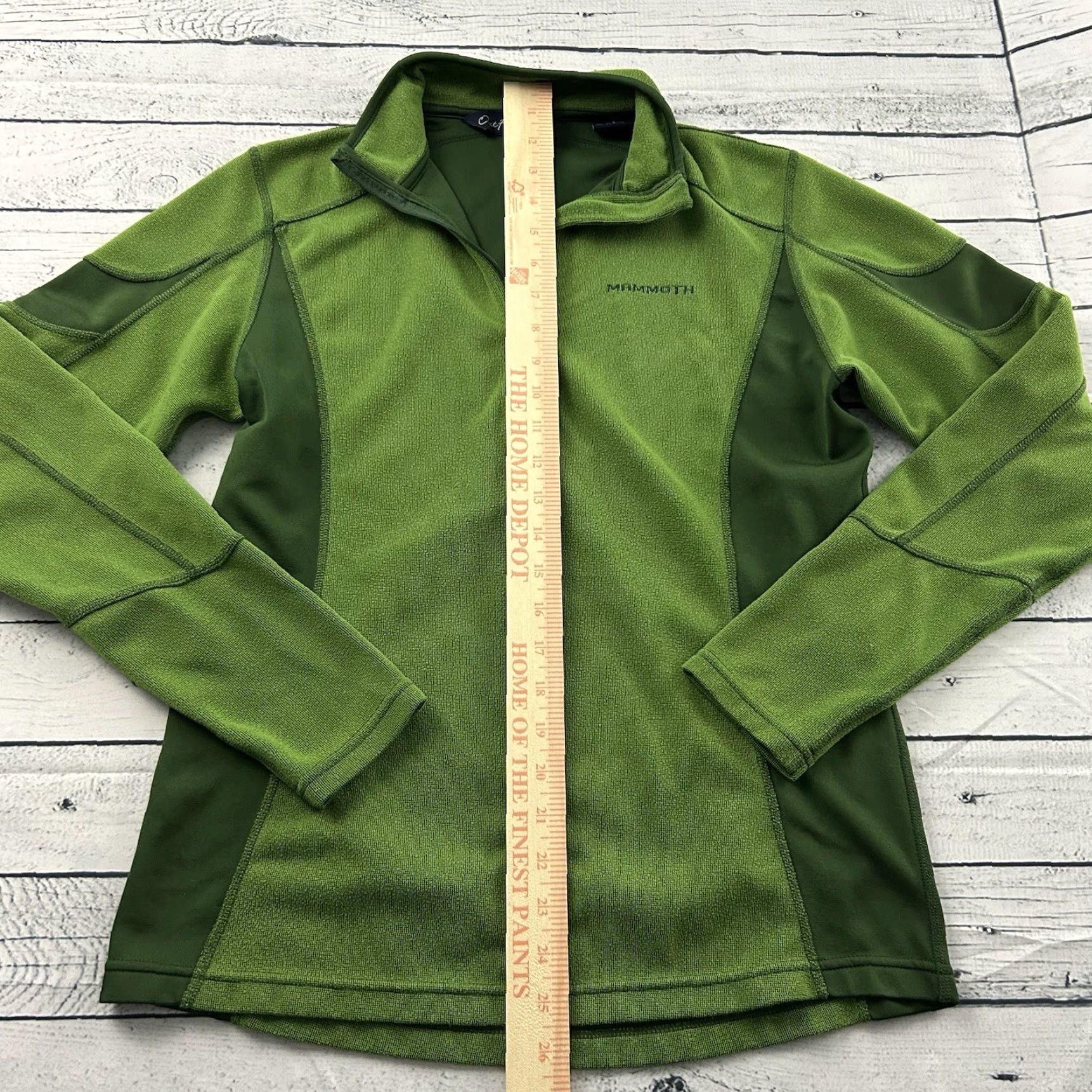 Vintage Mammoth Outfitter 1/4 Zip Pullover Jacket Women's L Green Size L / US 10 / IT 46 - 5 Thumbnail