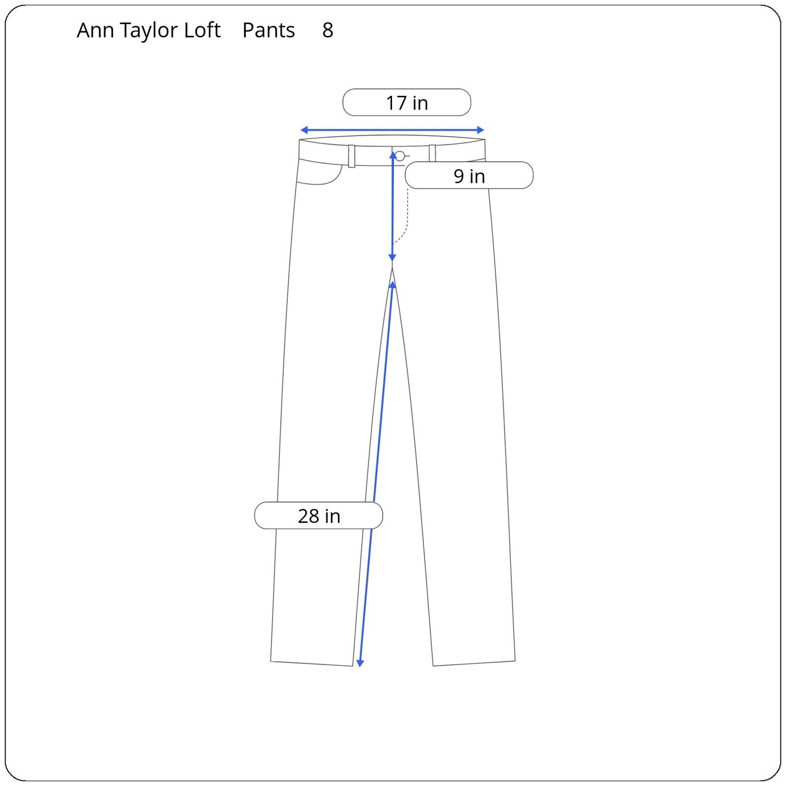 Other Ann Taylor Loft Pants Women's Size 8 Size 30" / US 8 / IT 44 - 5 Thumbnail