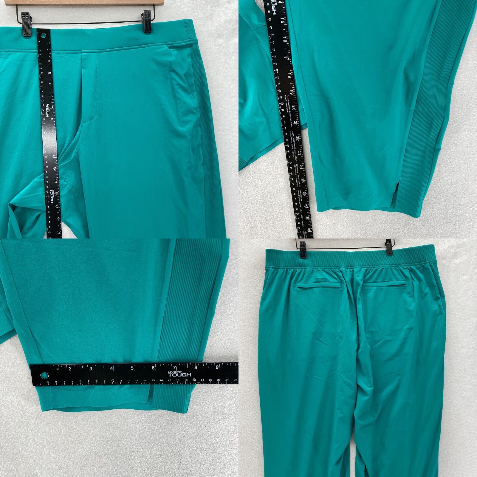Athleta Athleta Brooklyn Ankle Pants Women's 20 Green Stretch Pull On Taper Preppy Yoga Pants Size 28" / US 6 / IT 42 - 8 Thumbnail