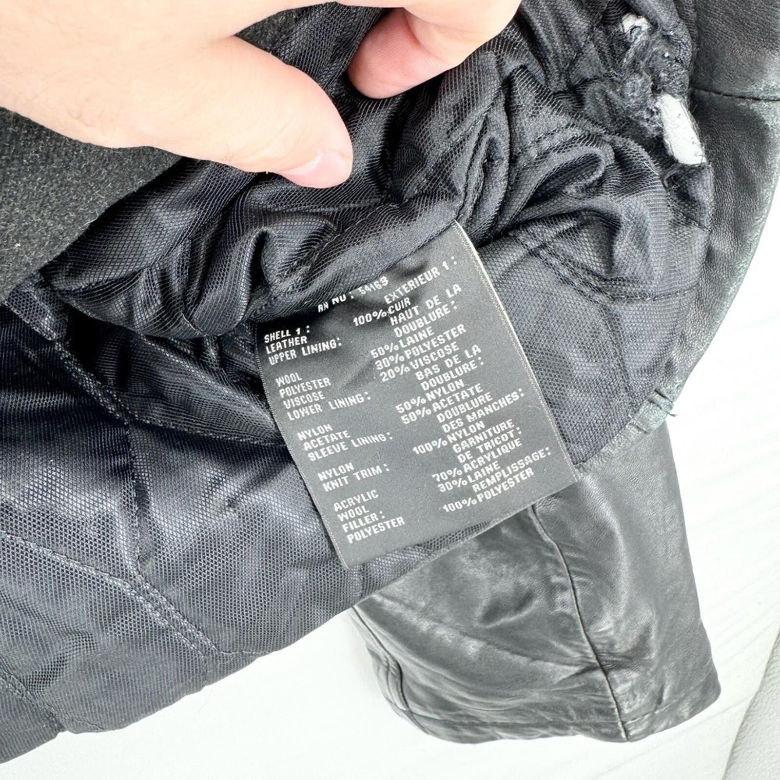 Andrew Marc Andrew Marc Leather Full Zip Black Fabian Jacket Size Large Size L / US 10 / IT 46 - 6 Thumbnail