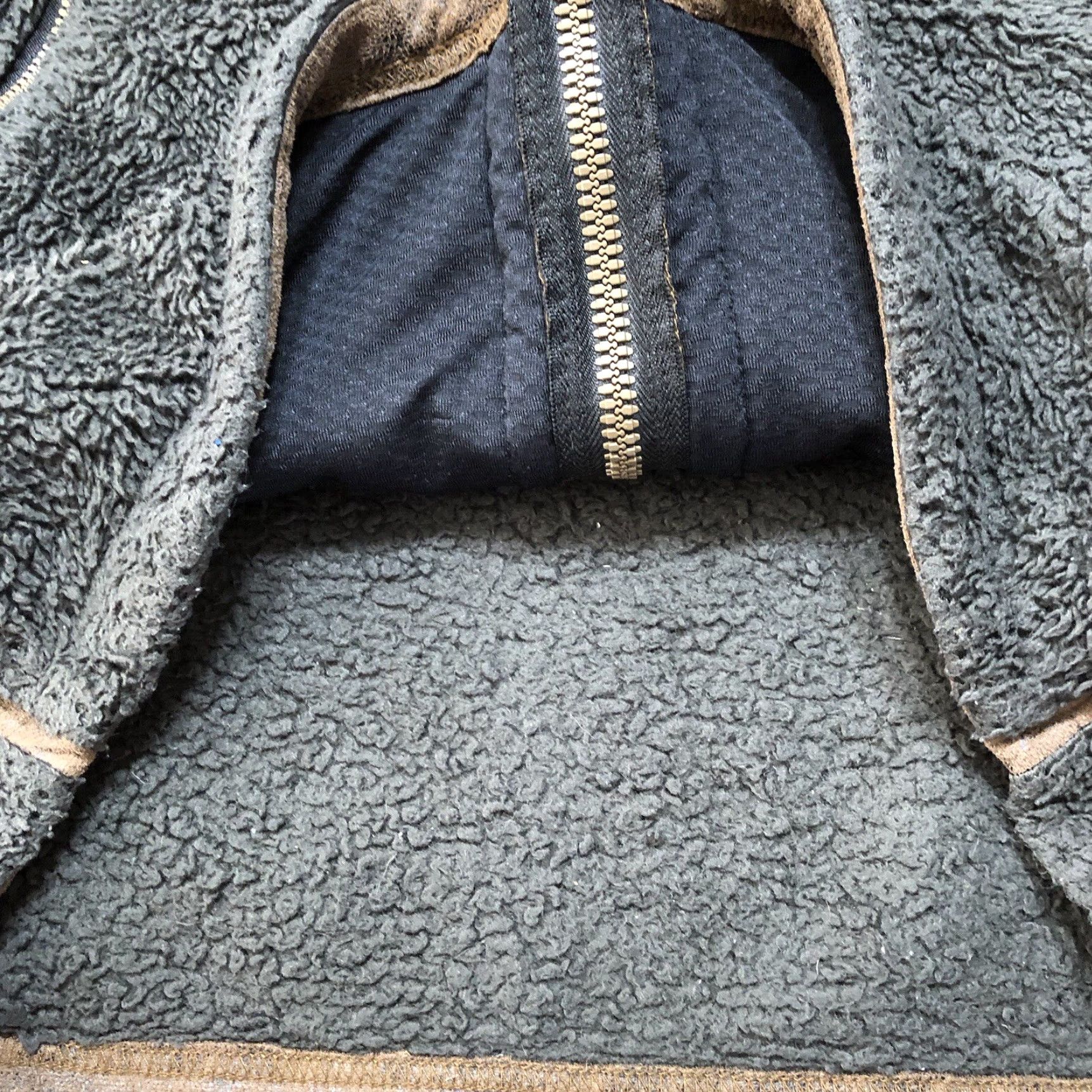 Vintage Kuhl Fleece Flight Jacket Womens Zip Up Hooded Brown Sherpa Logo Mid-Length Outdoor Jacket Women Regular Fit Small Brown Size S / US 4 / IT 40 - 7 Thumbnail