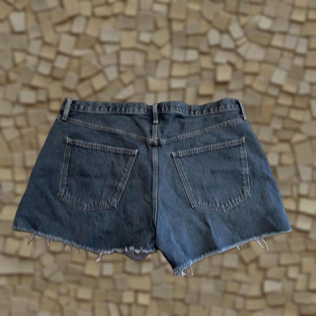 Vintage Universal Thread Shorts Women Size 16 Black Denim Cut-Off Solid University Modern Womens Size 38" / US 16 / IT 52 - 1 Thumbnail