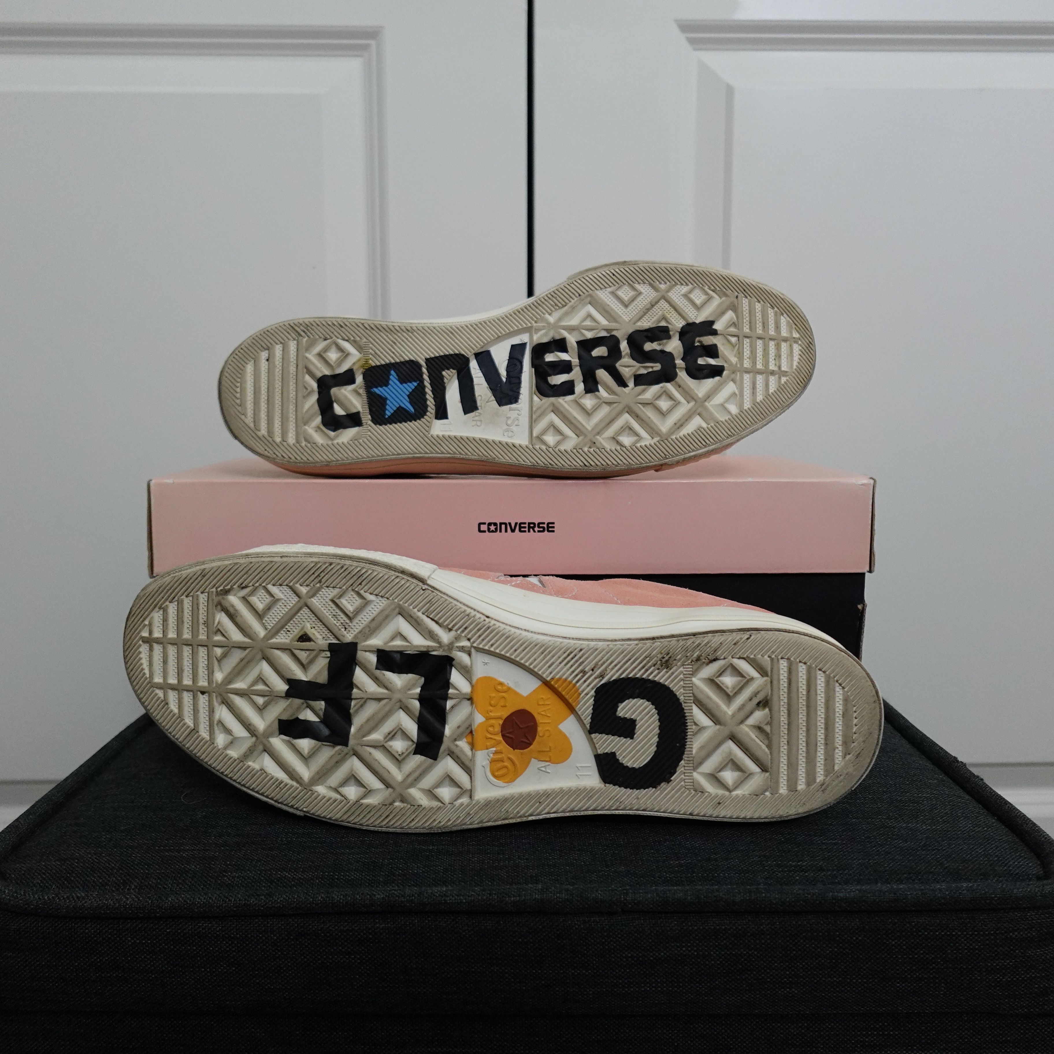 Golf le Fleur Converse x Golf Le Fleur One Star - Peach Pearl Pink Size US 11 / EU 44 - 4 Thumbnail