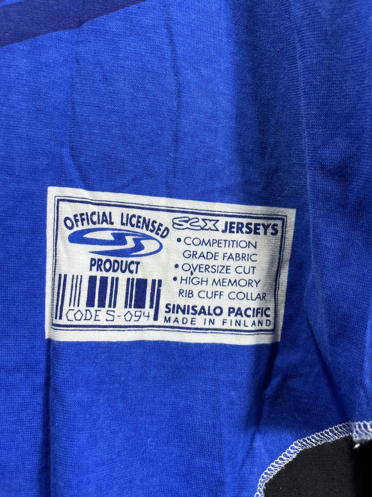 Vintage SiniSalo Worldwide 90s mock neck motocross jersey Troy Lee Size US XL / EU 56 / 4 - 7 Thumbnail