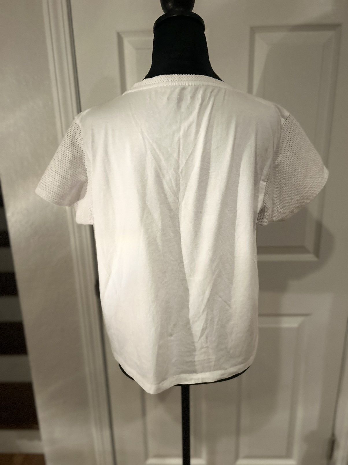 Tommy Hilfiger Tommy Hilfiger Women’s White Mesh T-Shirt, Size Medium Size M / US 6-8 / IT 42-44 - 5 Thumbnail