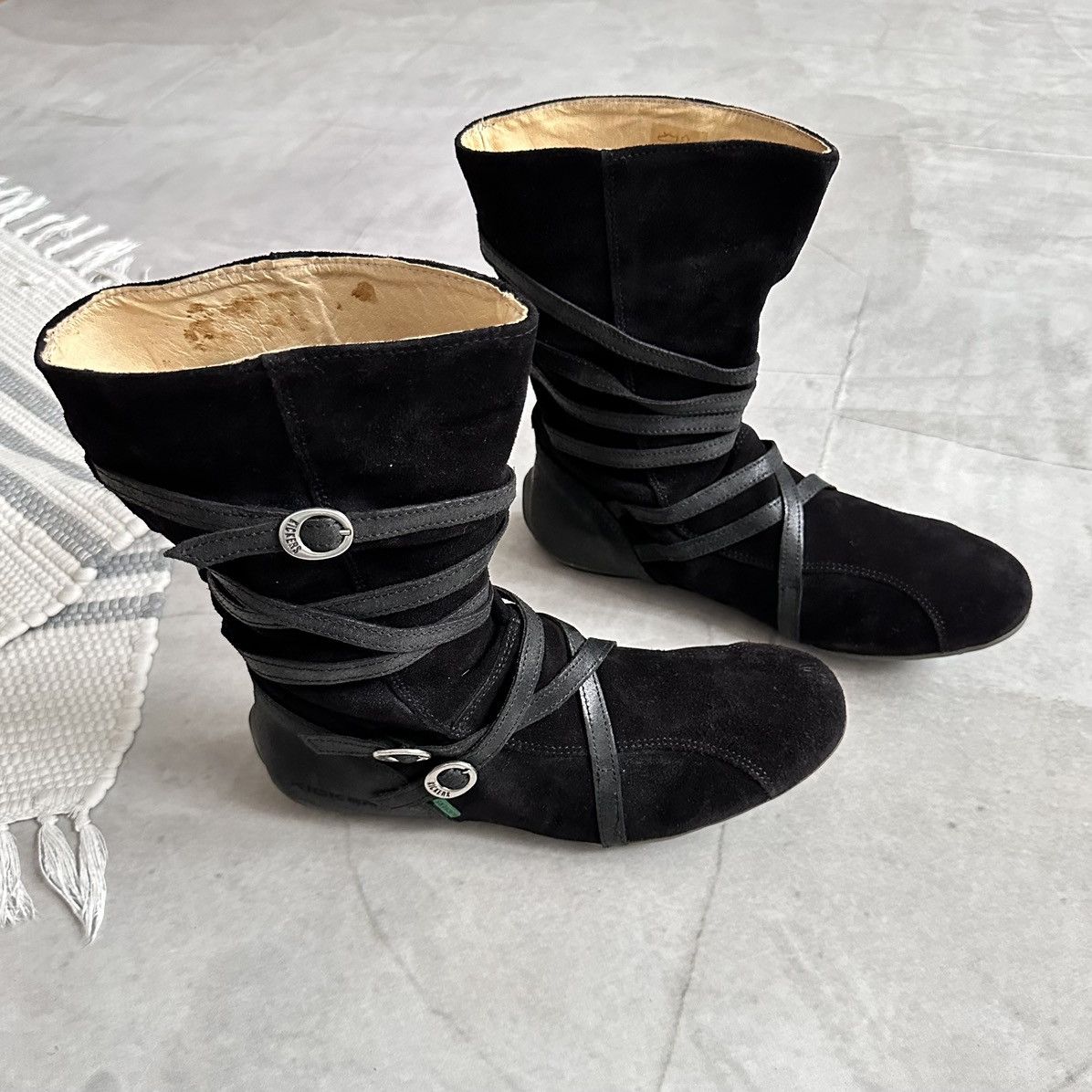 Jil Sander × Puma Punk Kickers Straps Boxing Biker Boots Bikkembergs Ash Vibe Size US 9 / IT 39 - 4 Thumbnail