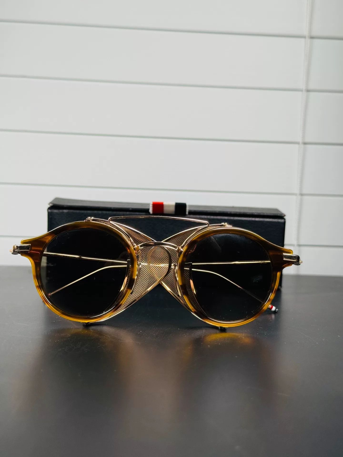 Thom Browne thom browne tb-804 brown sunglasses Size ONE SIZE - 1 Thumbnail