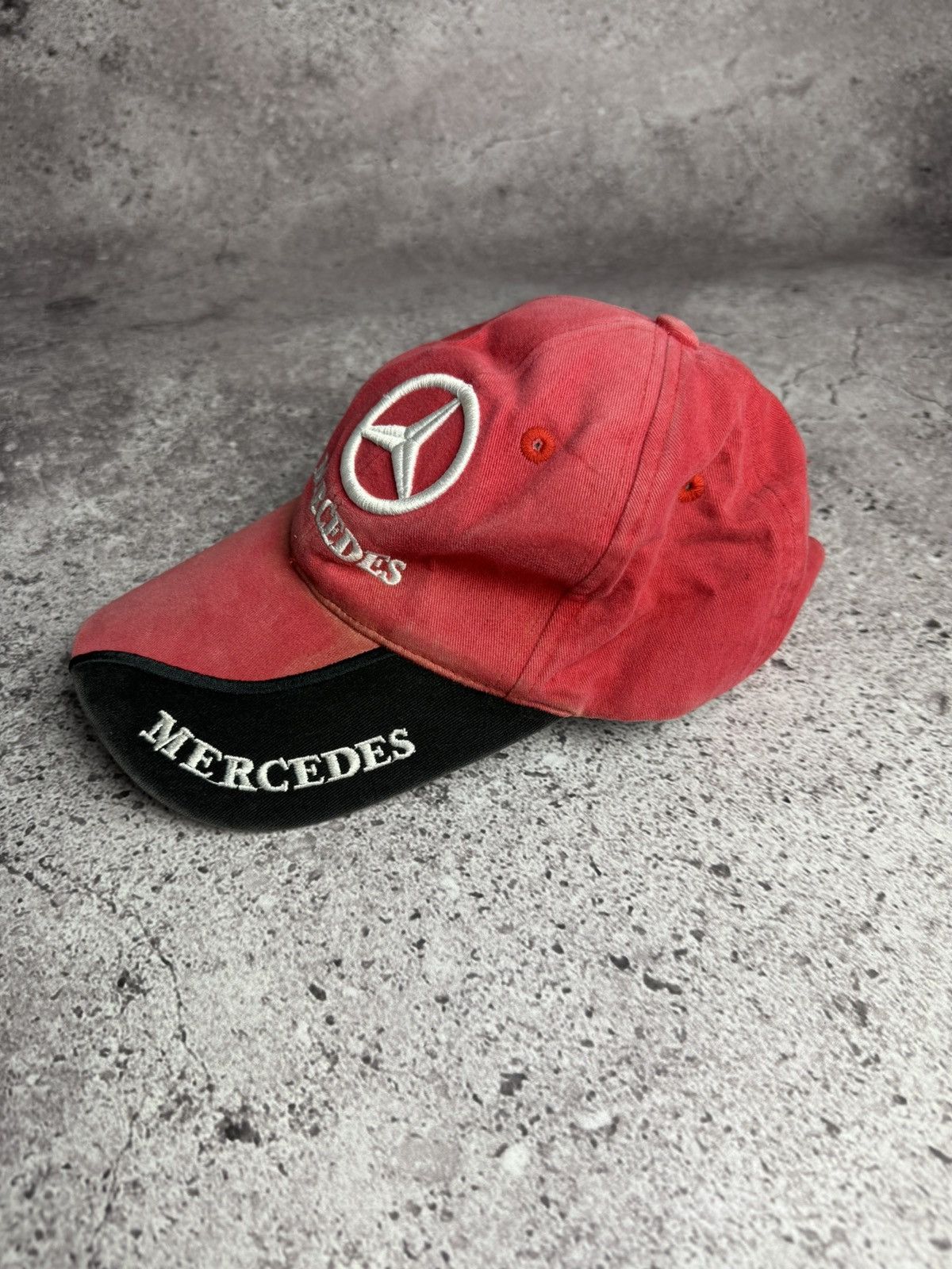 Mercedes-Benz × Vintage Mercedes Benz Racing Cap Hat Vintage Size ONE SIZE - 3 Thumbnail