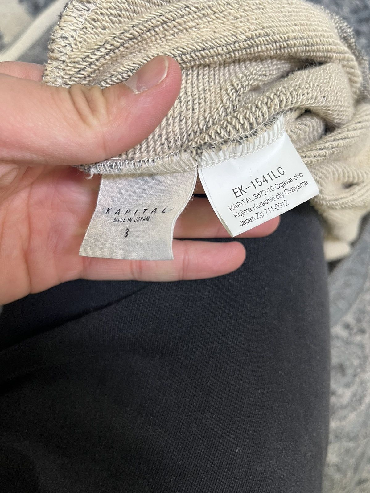 Kapital KAPITAL Bone Japanese Grandrelle Fleece Knit Size US L / EU 52-54 / 3 - 4 Thumbnail
