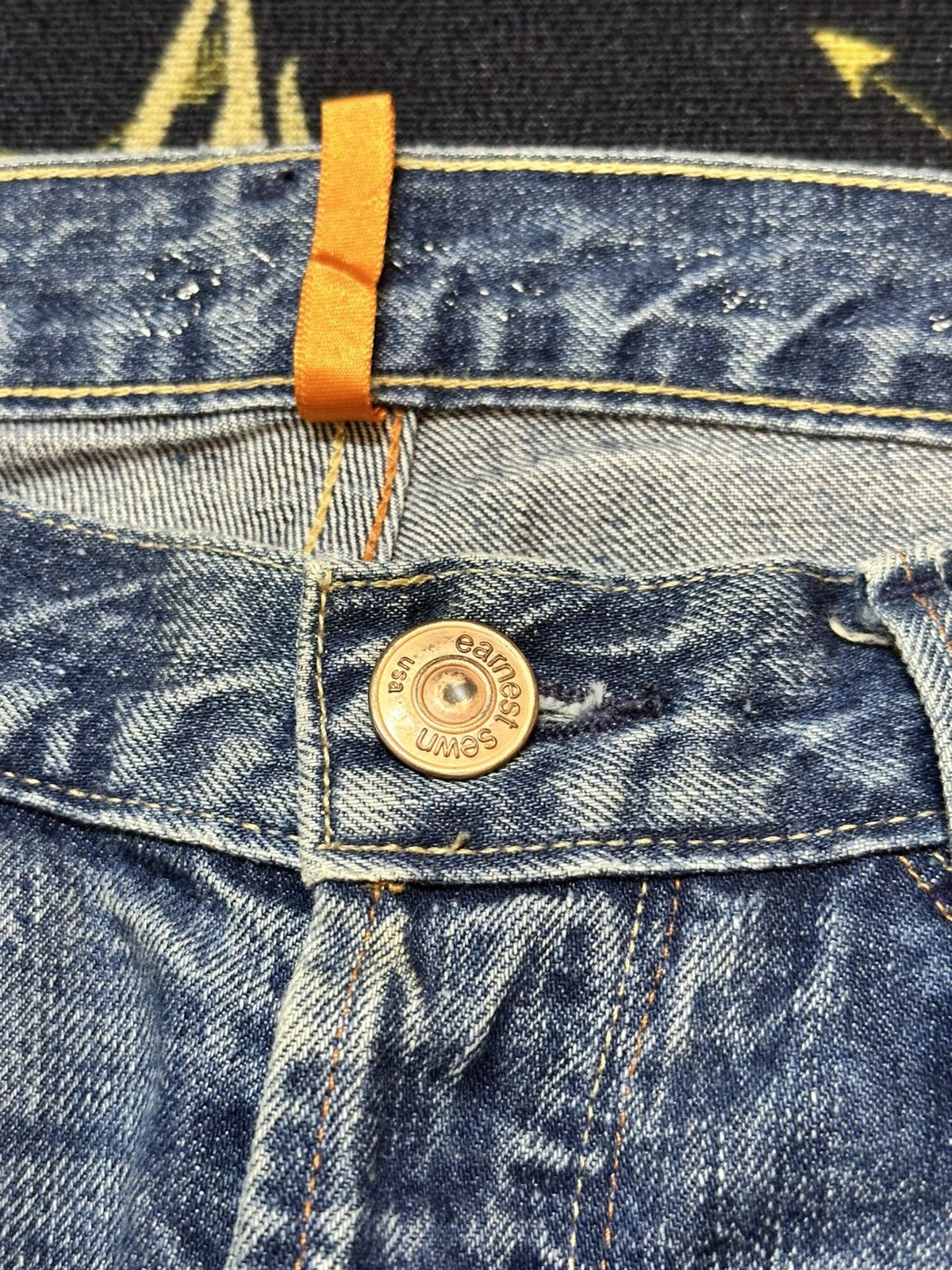 Earnest Sewn Vintage Earnest Sewn Flare Ripped Distressed Denim Size US 32 / EU 48 - 6 Thumbnail